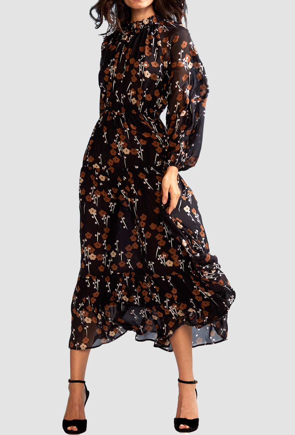 Blossom Silk Dress