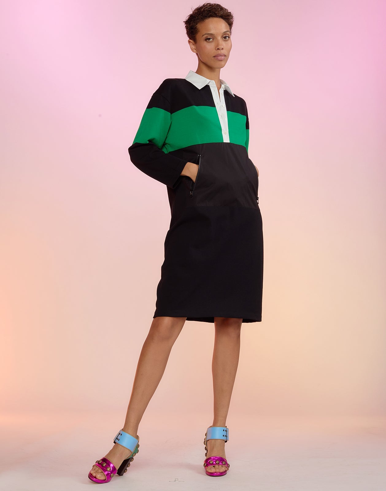 Rugby Cotton Knit Dress
