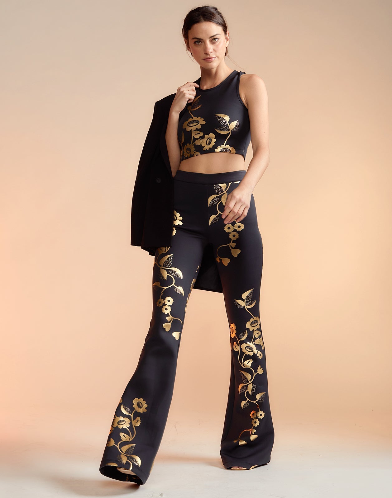 Bonded Fit and Flare Pant