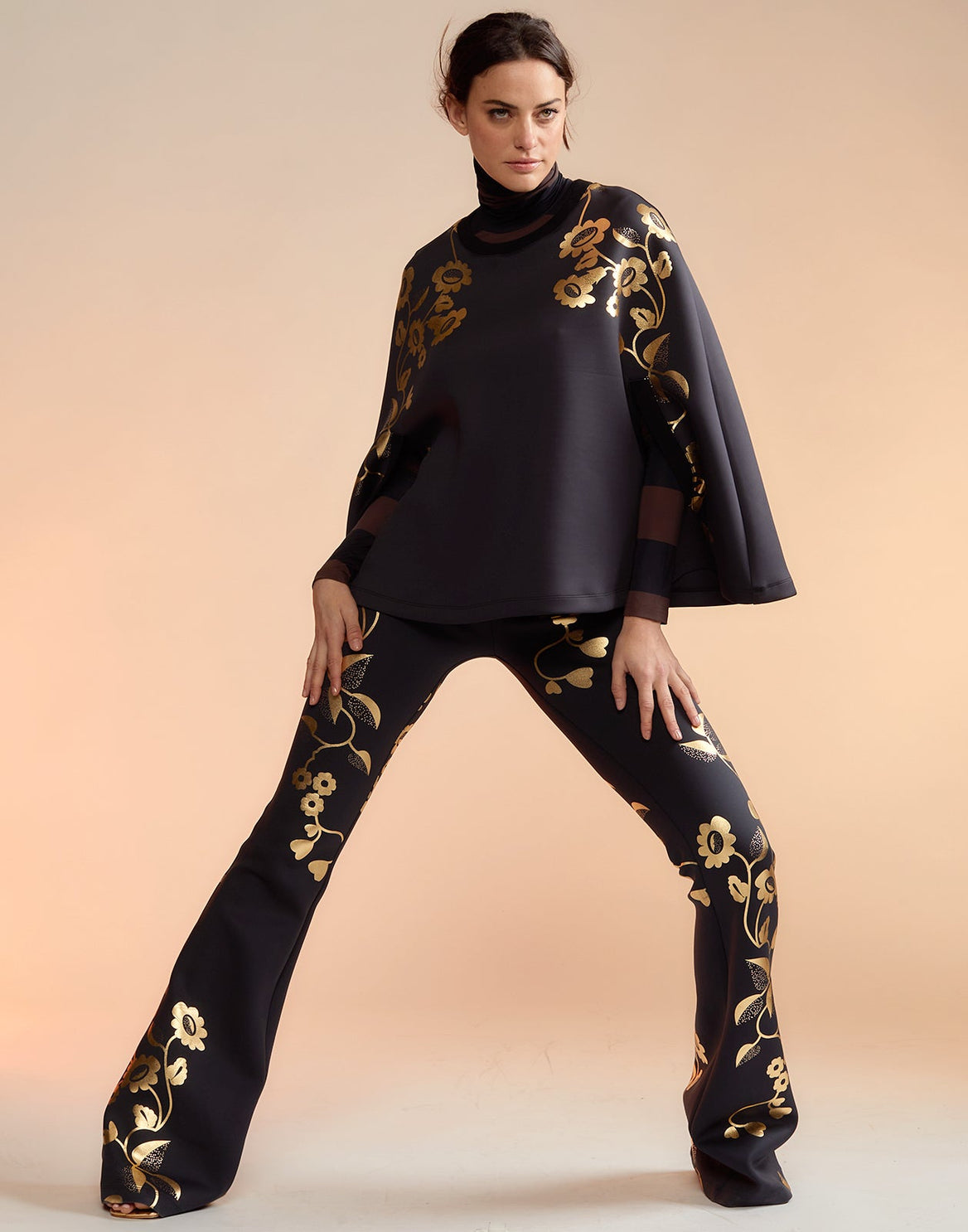 Bonded Fit and Flare Pant