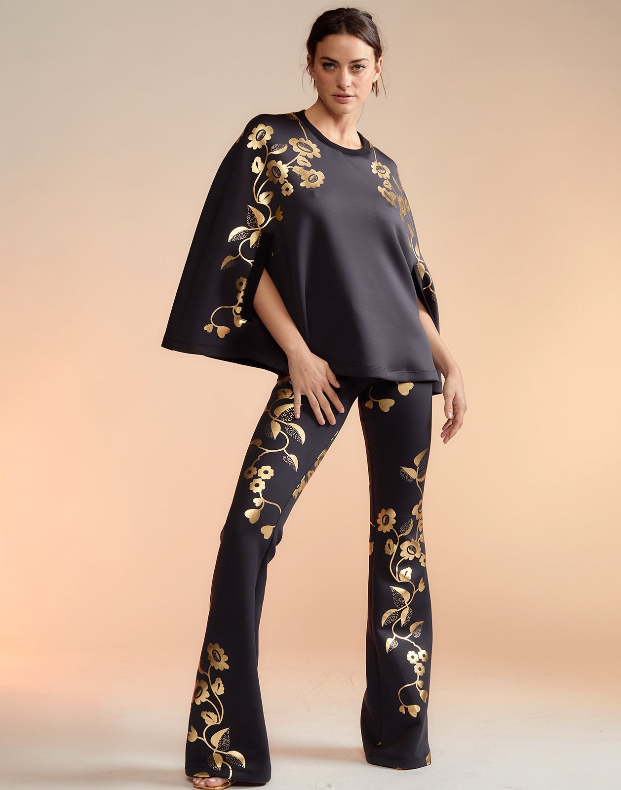 Bonded Fit and Flare Pant