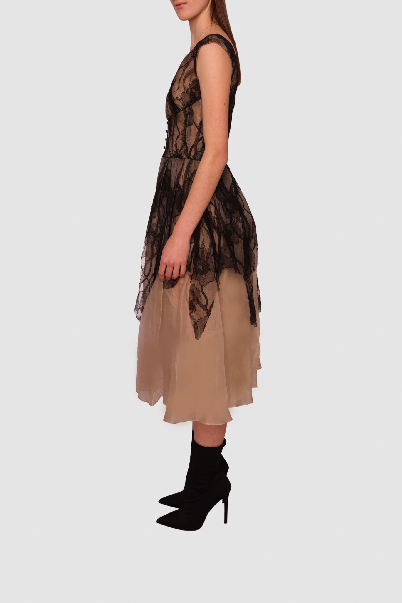 Lea Silk Organza Dress
