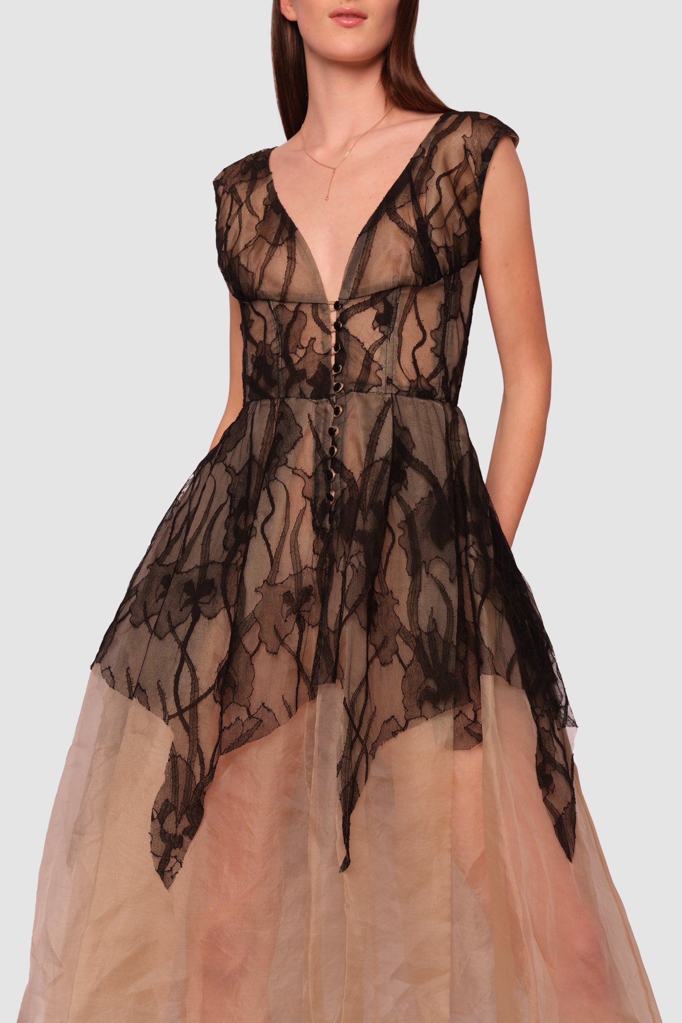 Lea Silk Organza Dress