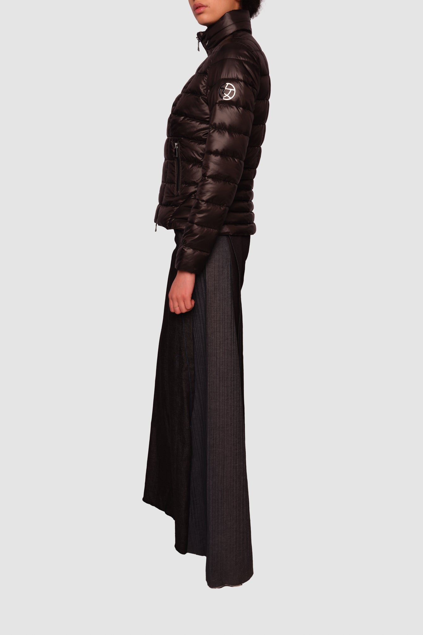 Faraday Black Short Puffer Jacket