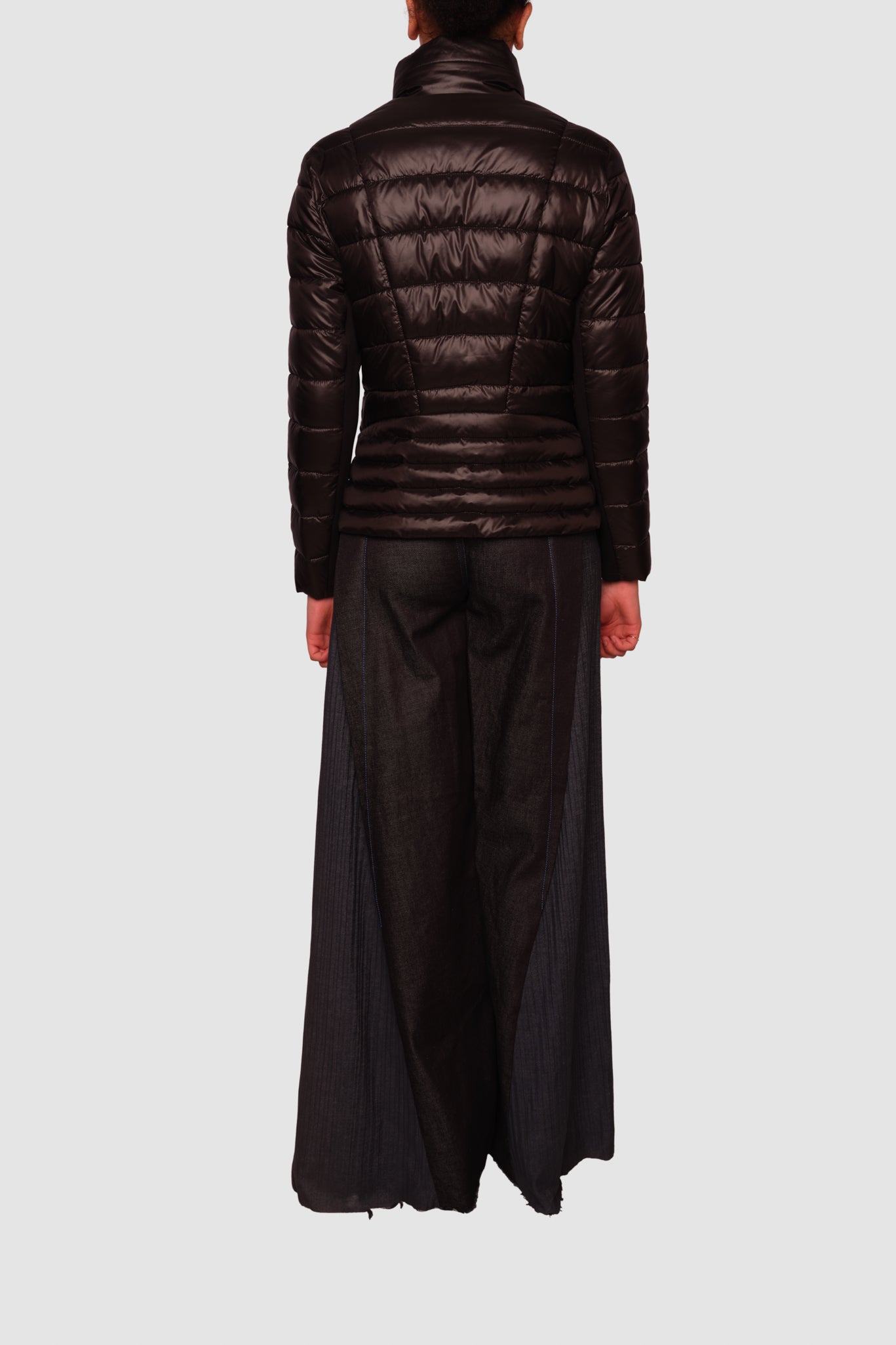 Faraday Black Short Puffer Jacket