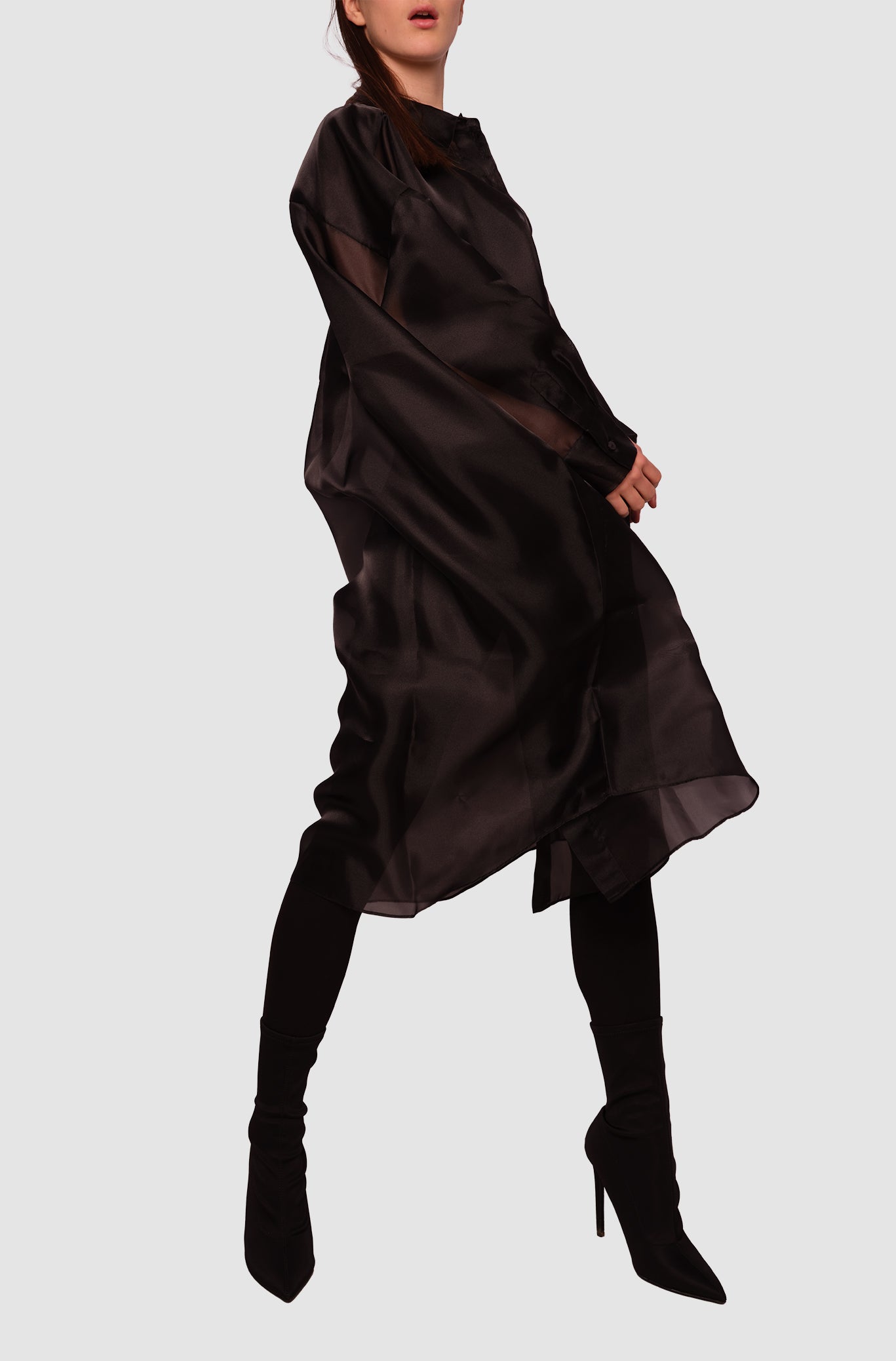 Oversized Organza Shirt