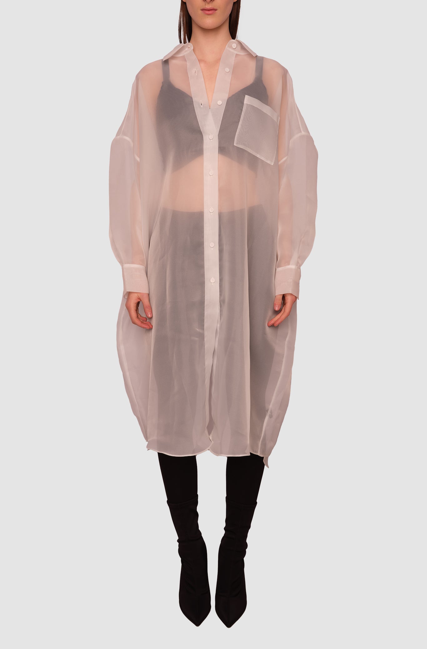 Oversized Organza Shirt