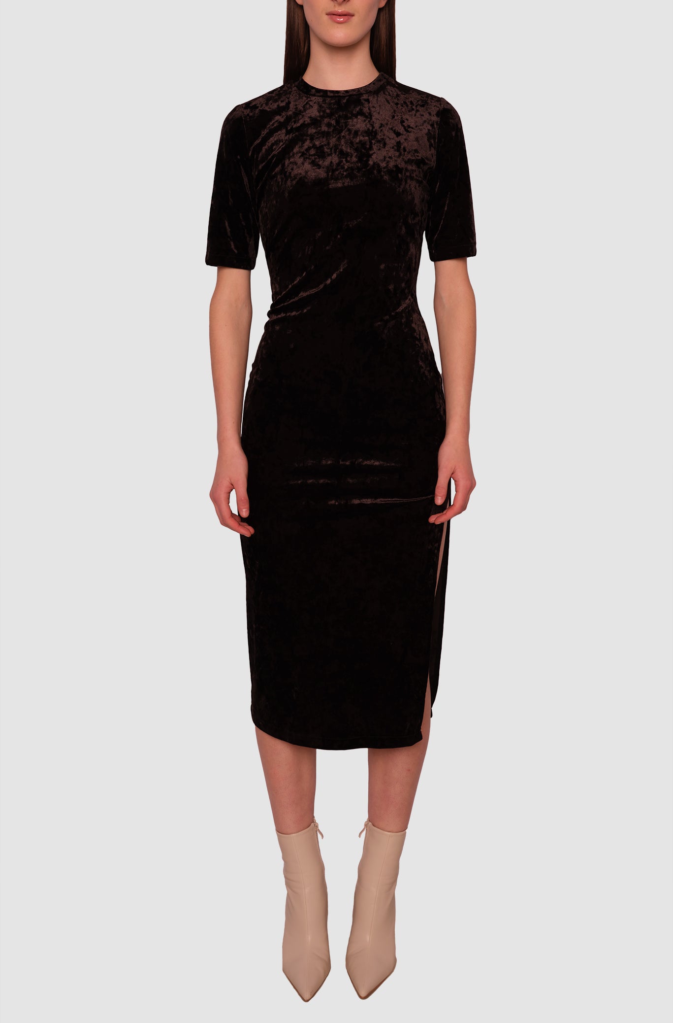 Crush Velvet Tee Dress