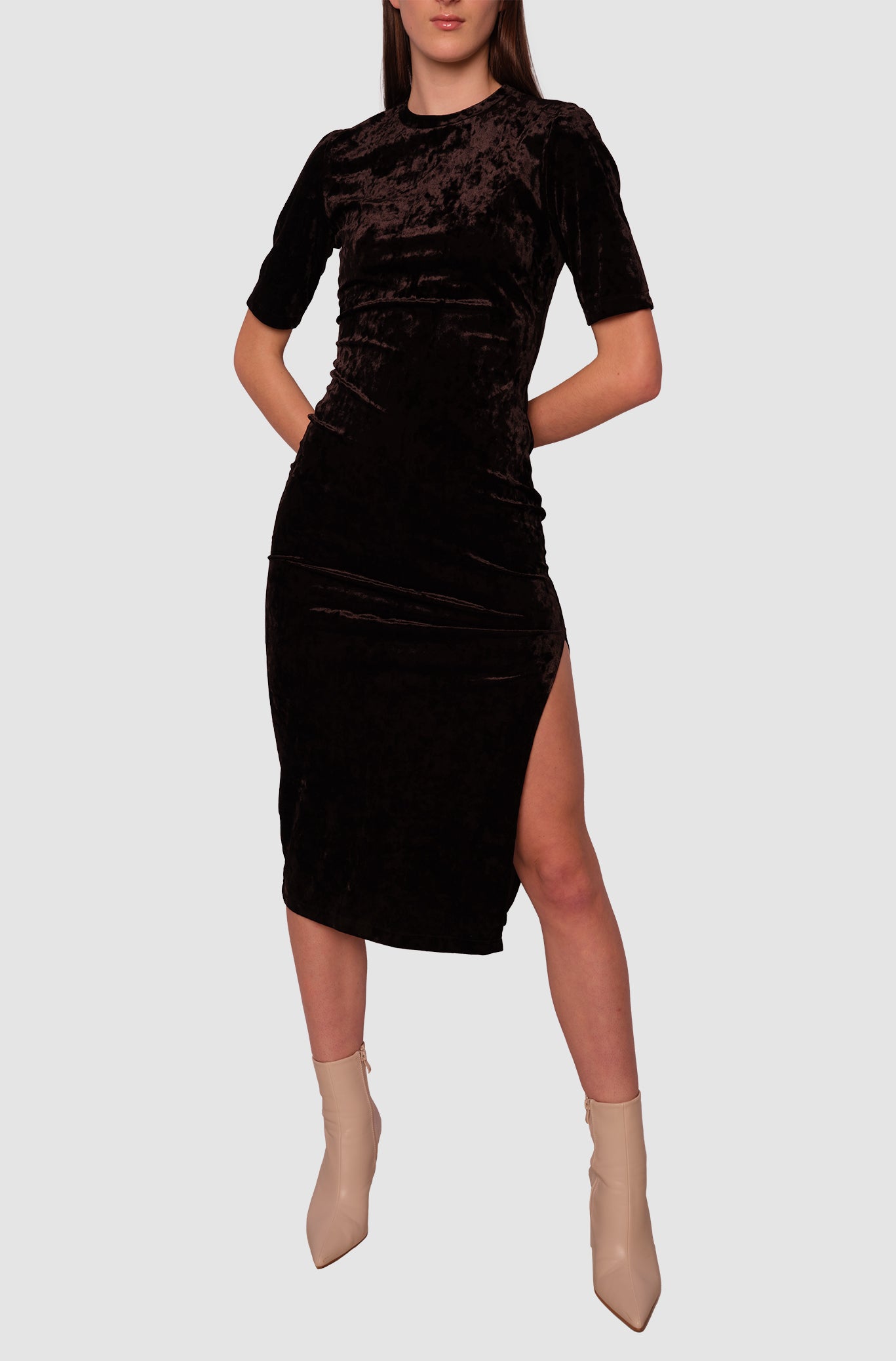 Crush Velvet Tee Dress