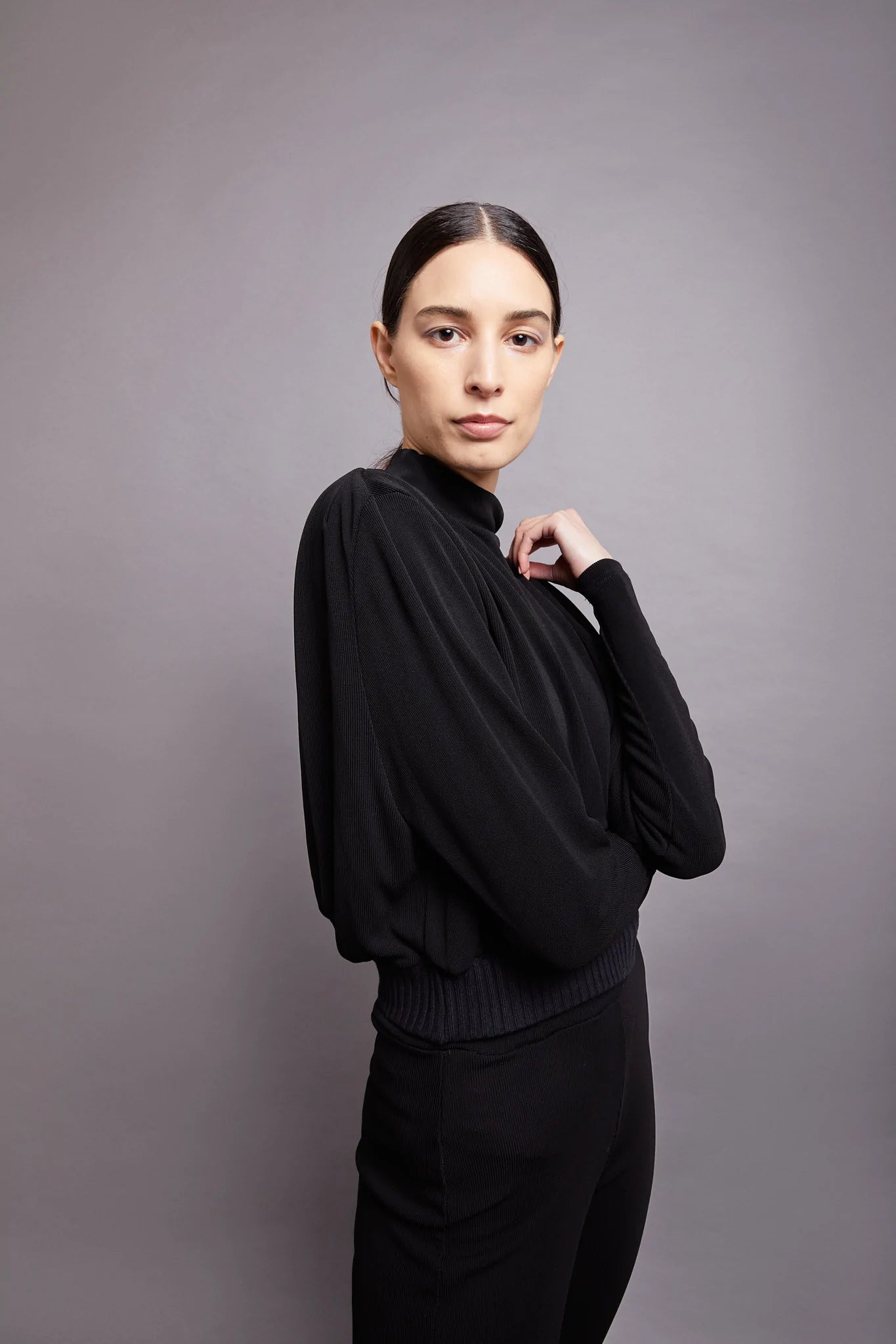 Aurora Ribbed Blouse