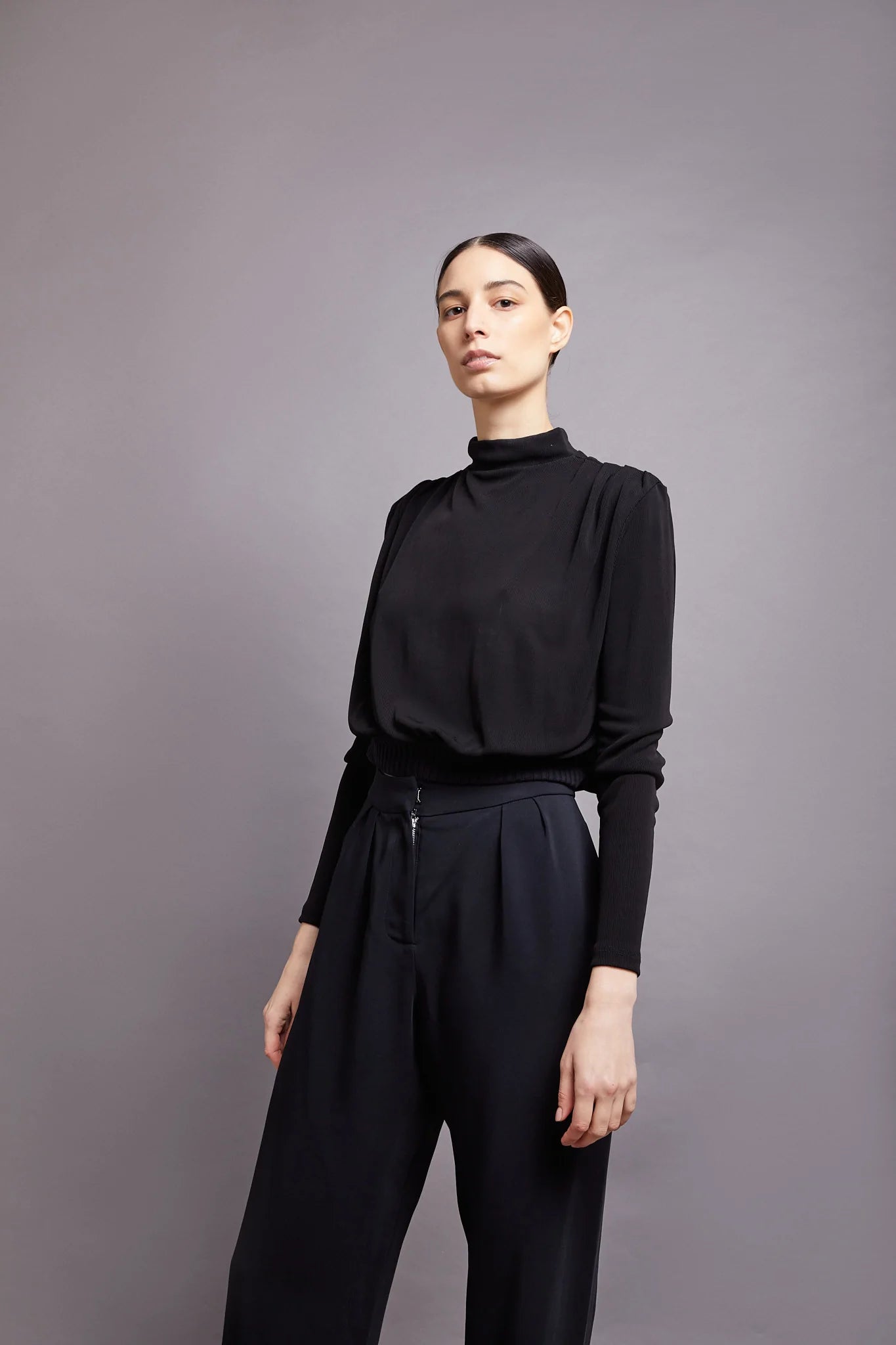 Aurora Ribbed Blouse