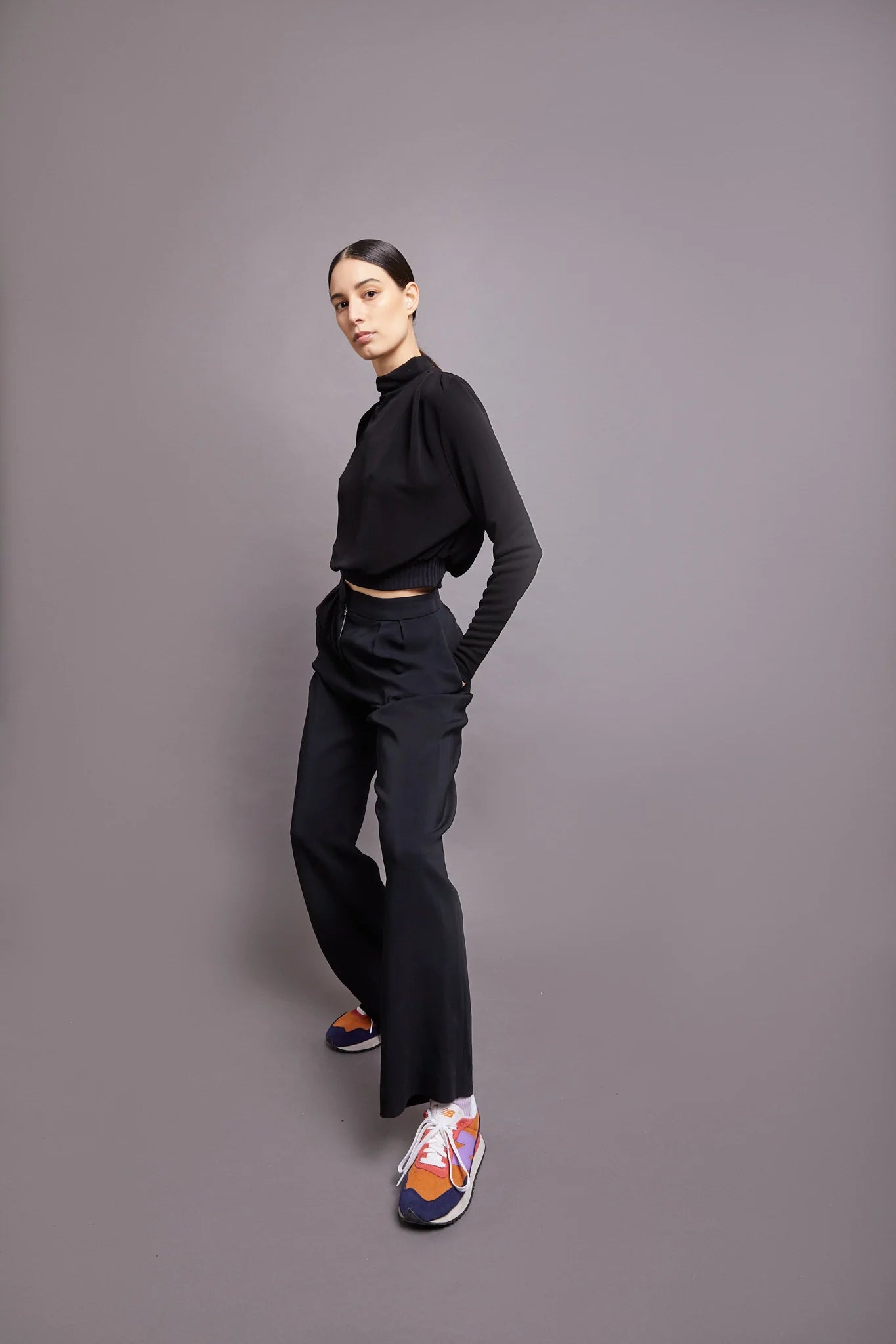 Aurora Ribbed Blouse