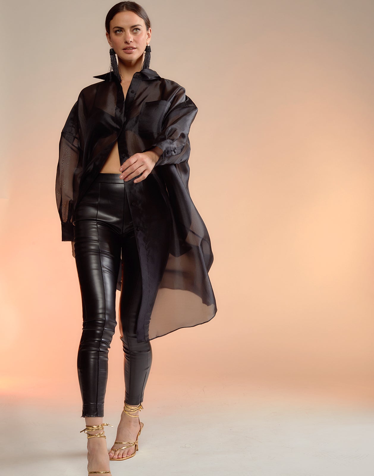 Oversized Organza Shirt