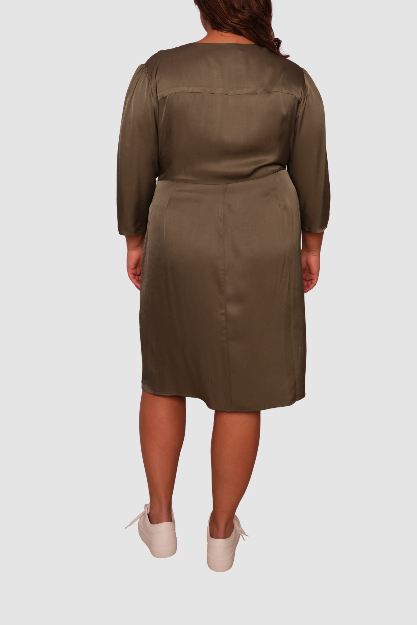 Elvie Knot Waist Cut Away Dress
