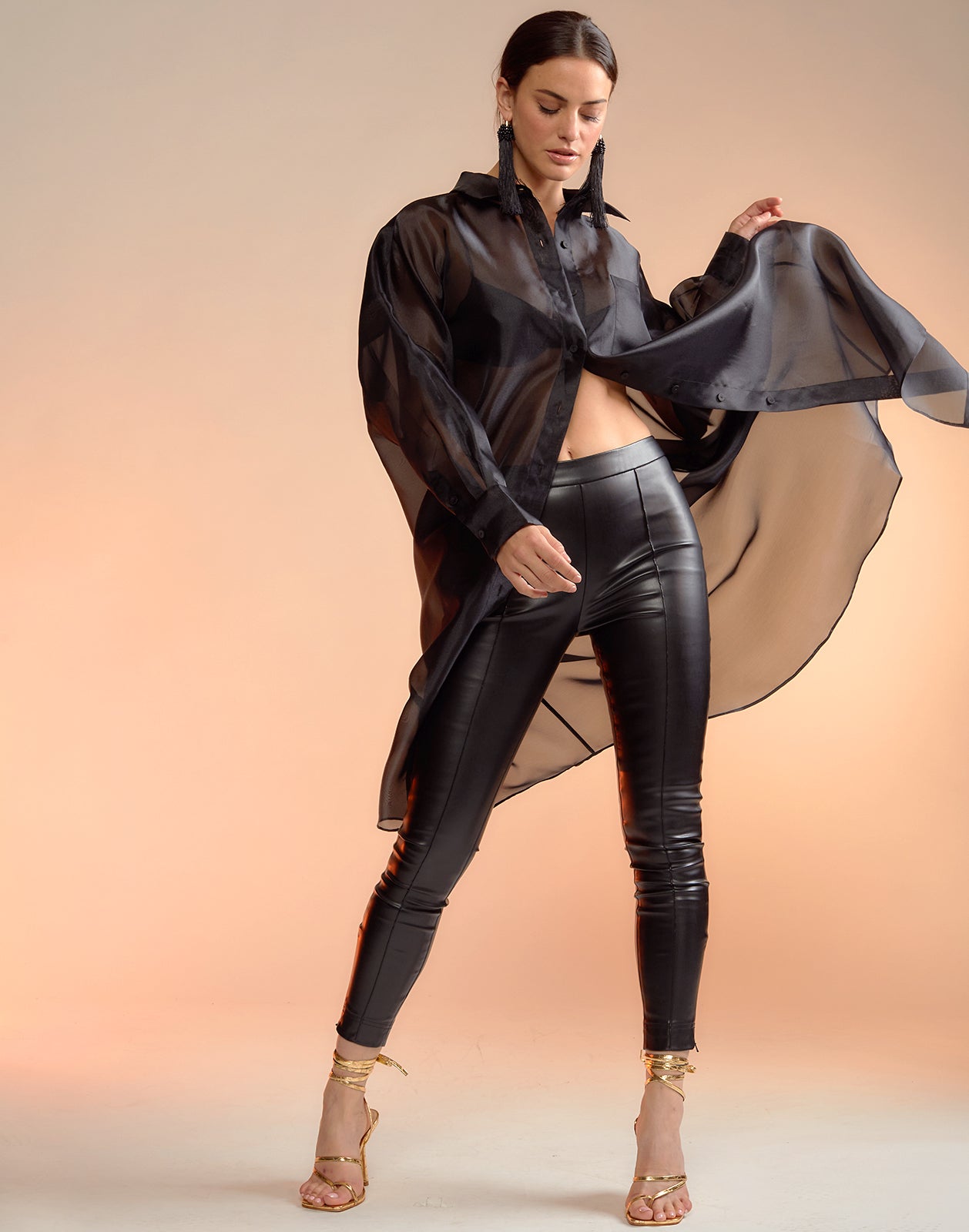 Oversized Organza Shirt