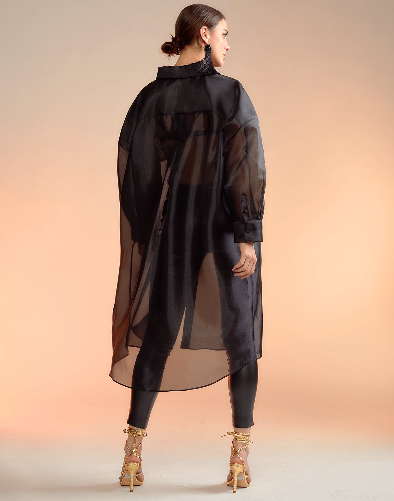 Oversized Organza Shirt