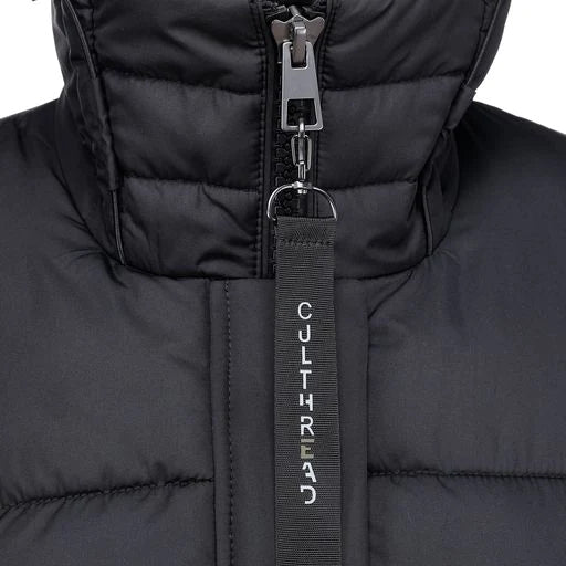 PORTOBELLO II black long puffer jacket - culthread