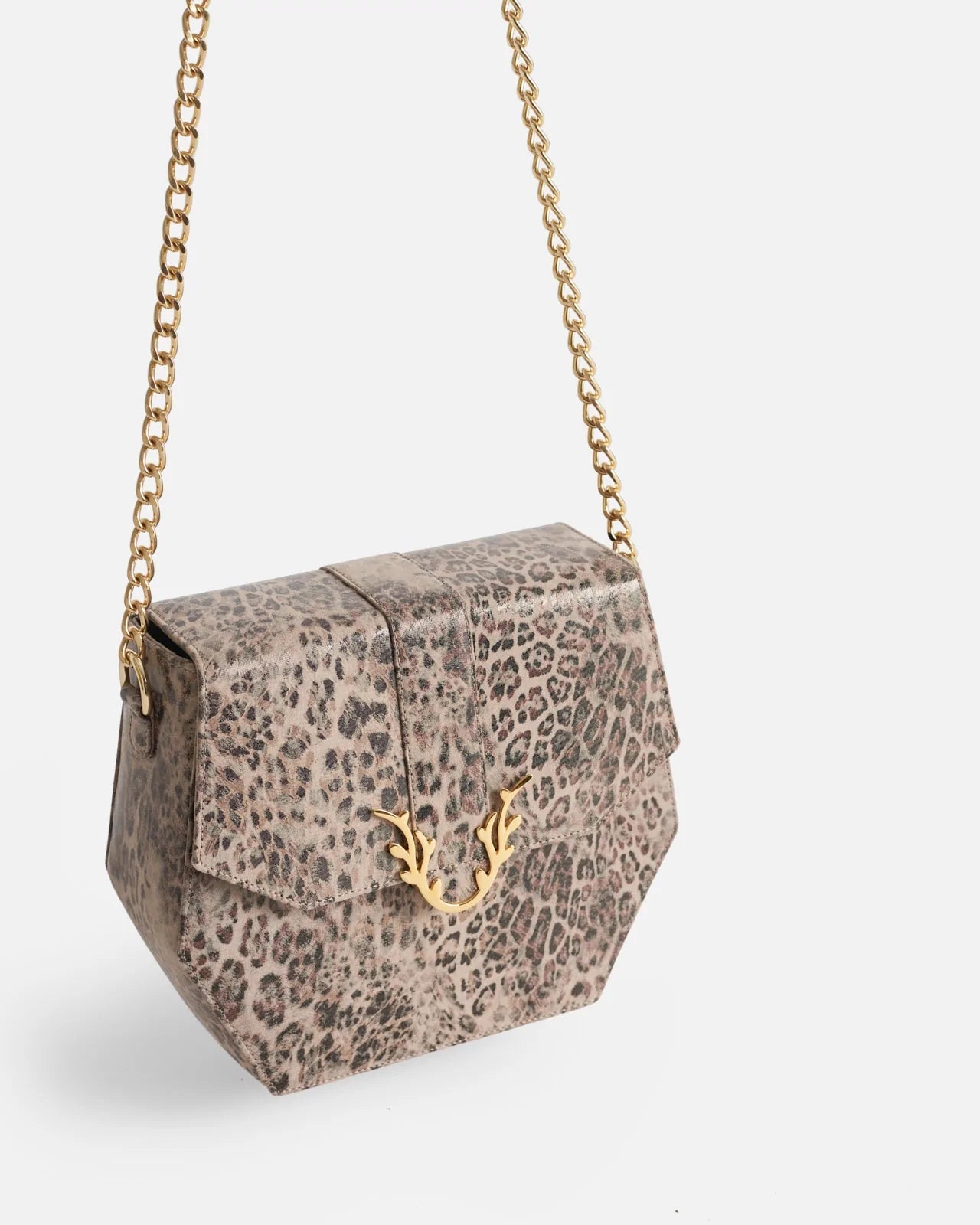 Roan Midi Leopard - SambarHandbag