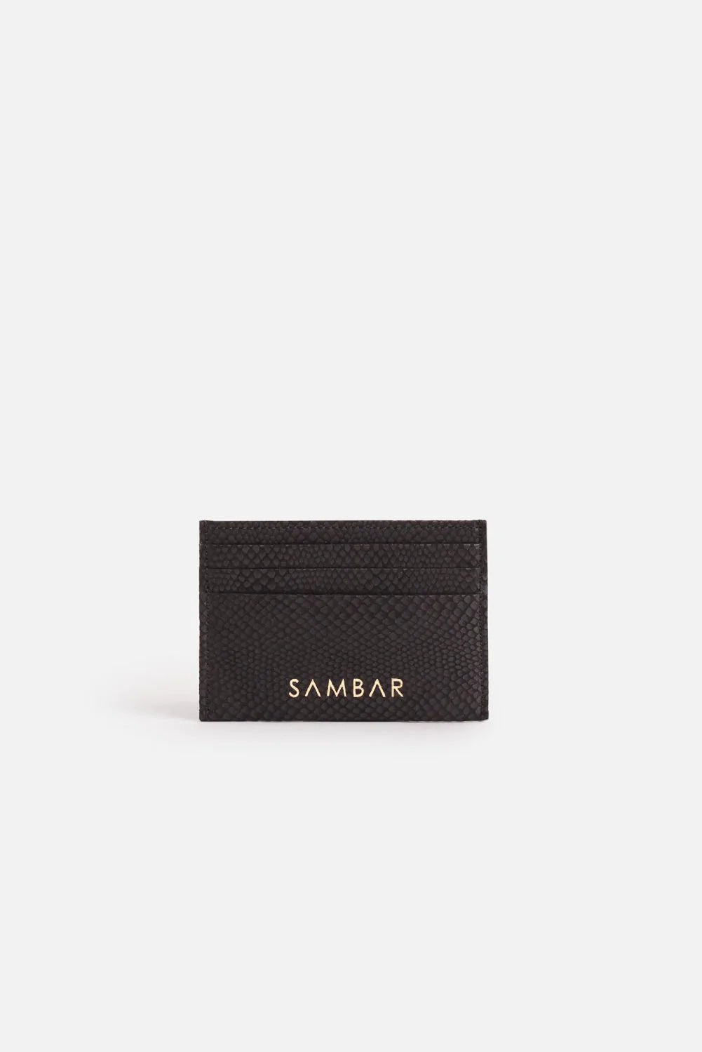 Roe Mini Cardholder - Soft Black - SambarHandbag