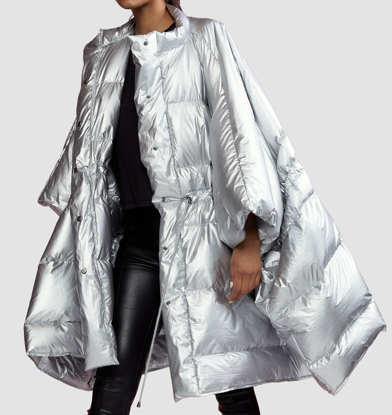 Chrome Puffer Jacket