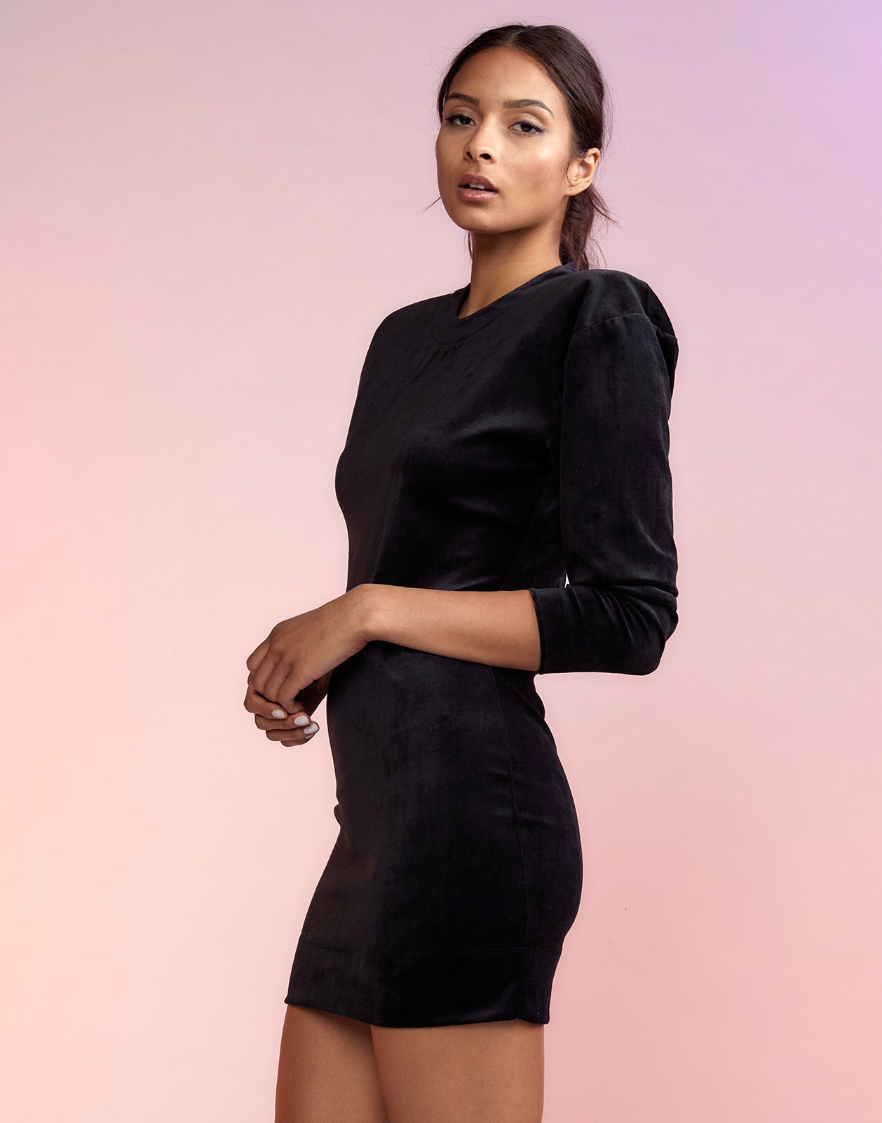 Jane Velour Dress