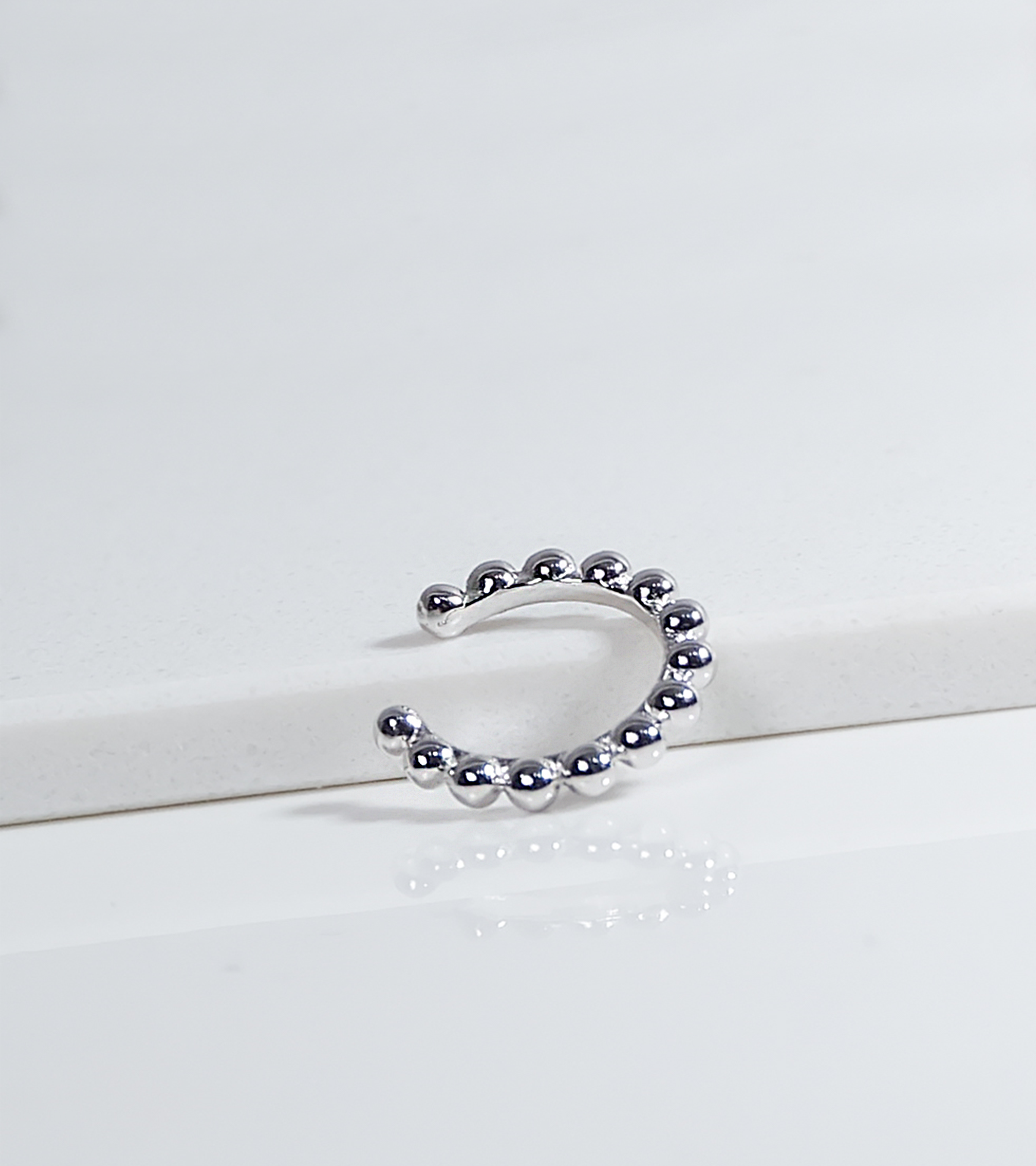 Elegant Silver Ear Cuff