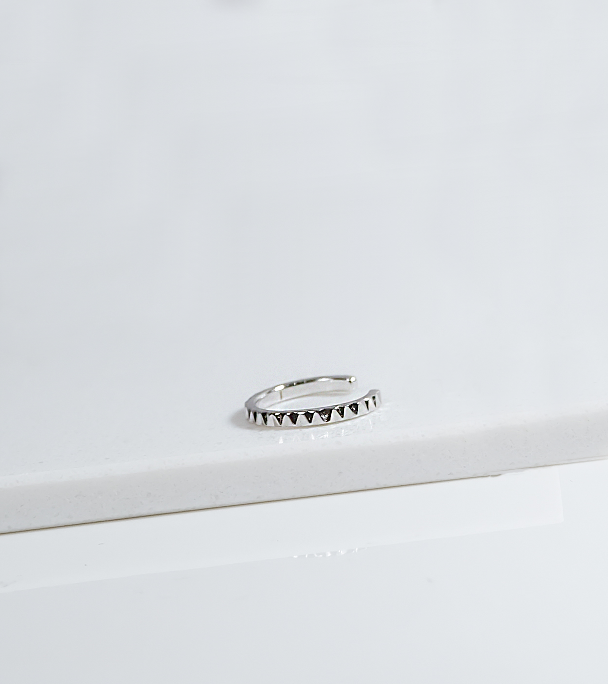 Silver Elegance Ear Cuff