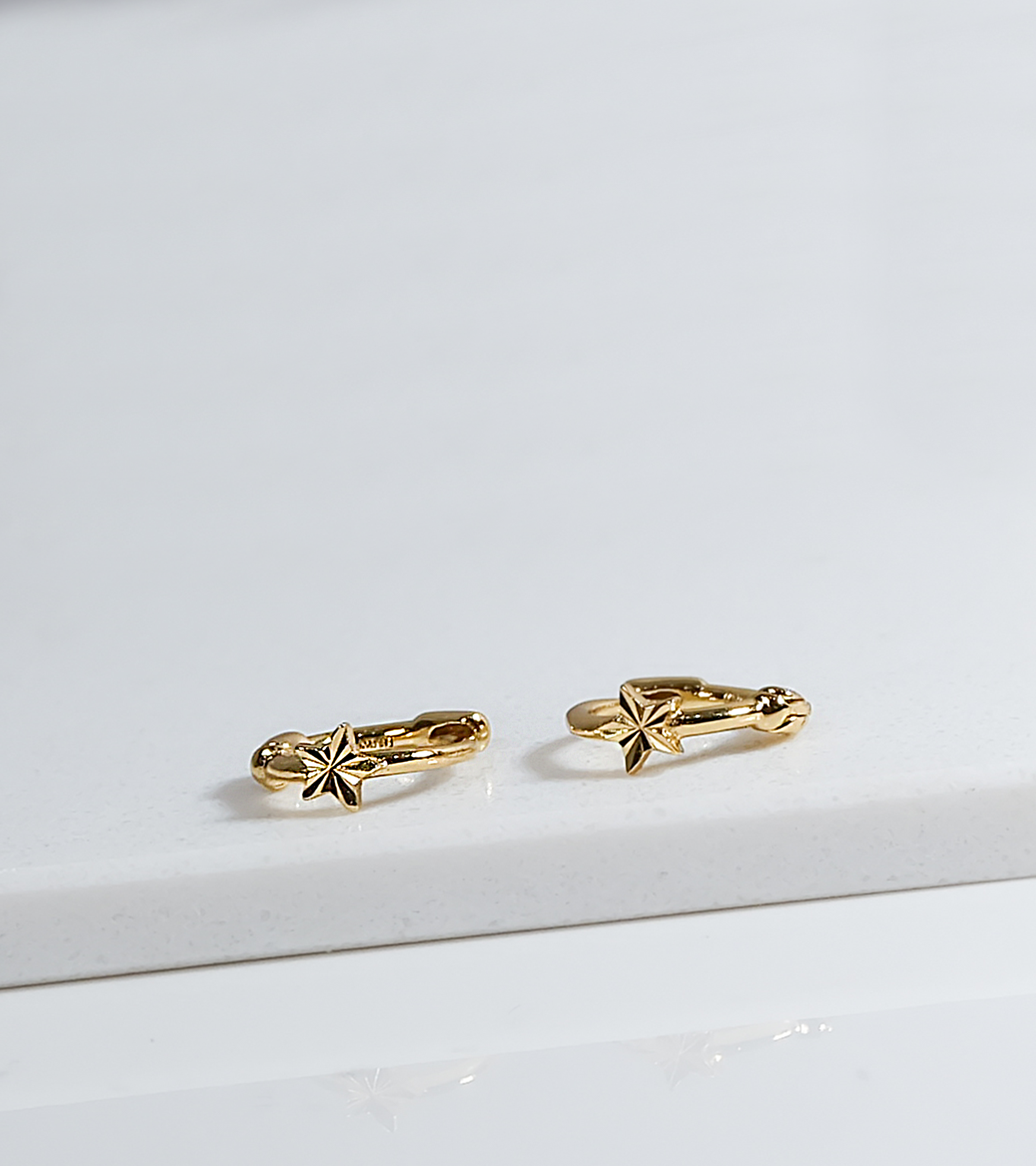 Celestial Gold Hoops