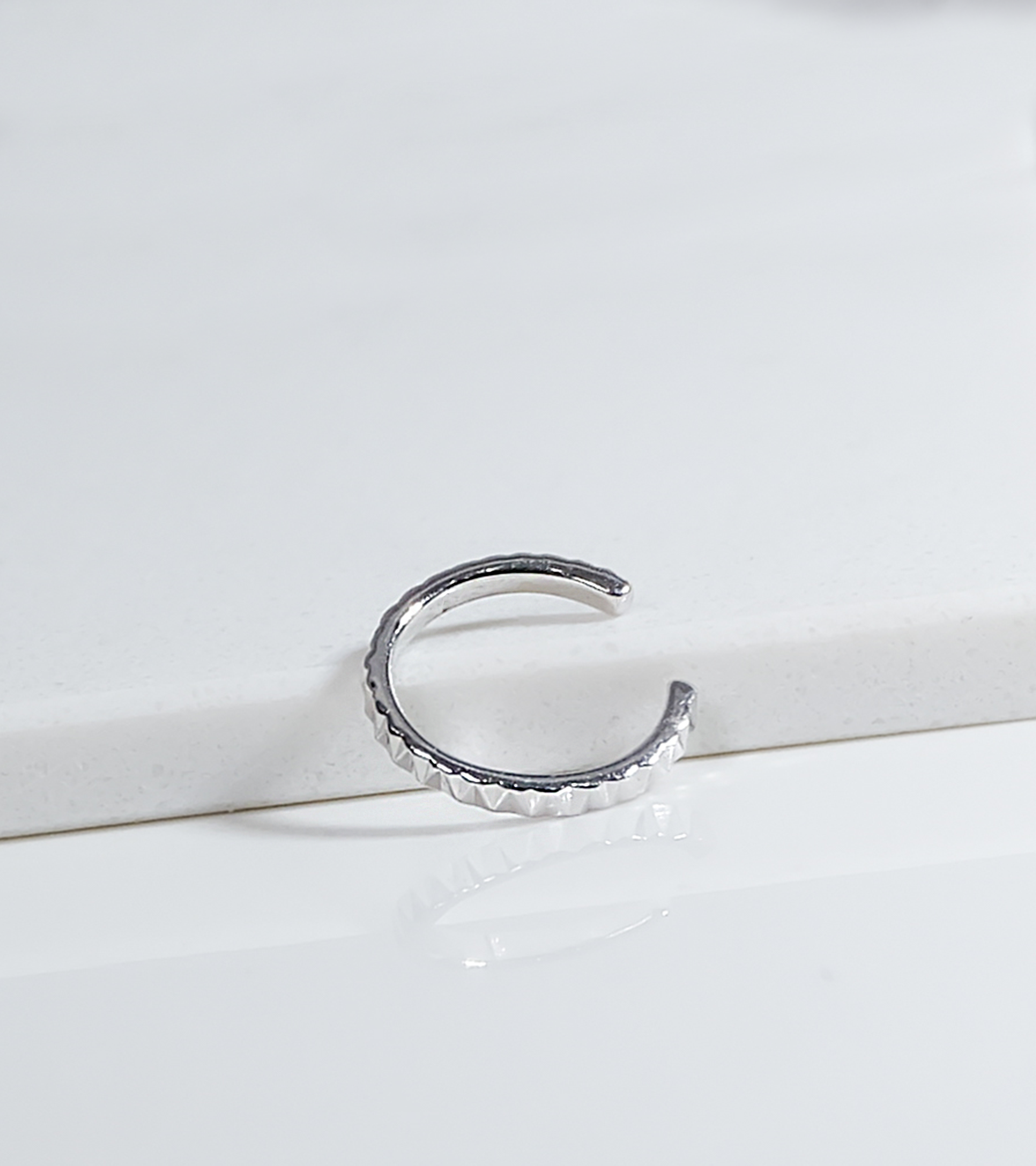 Silver Elegance Ear Cuff