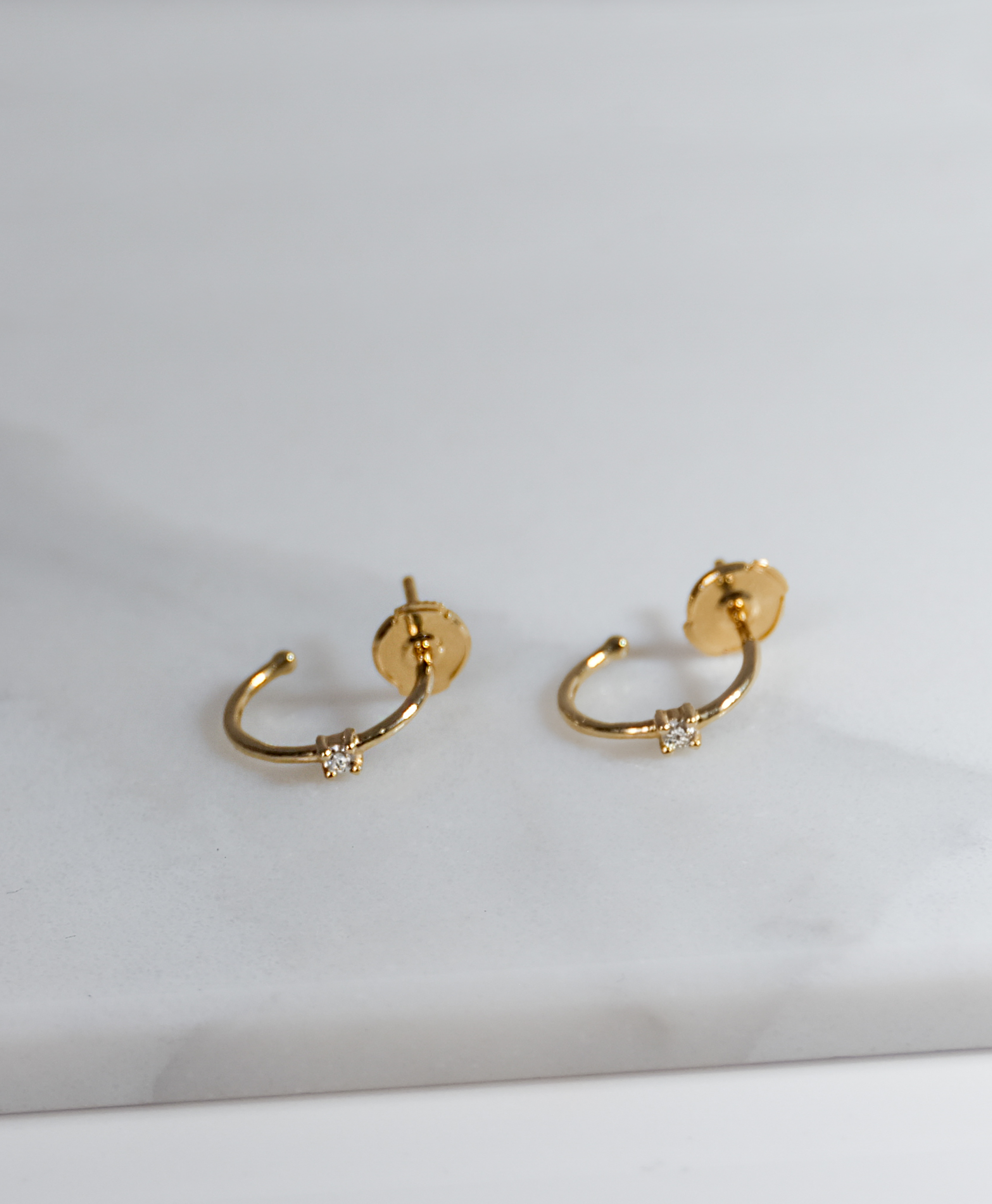 Golden Elegance Hoops