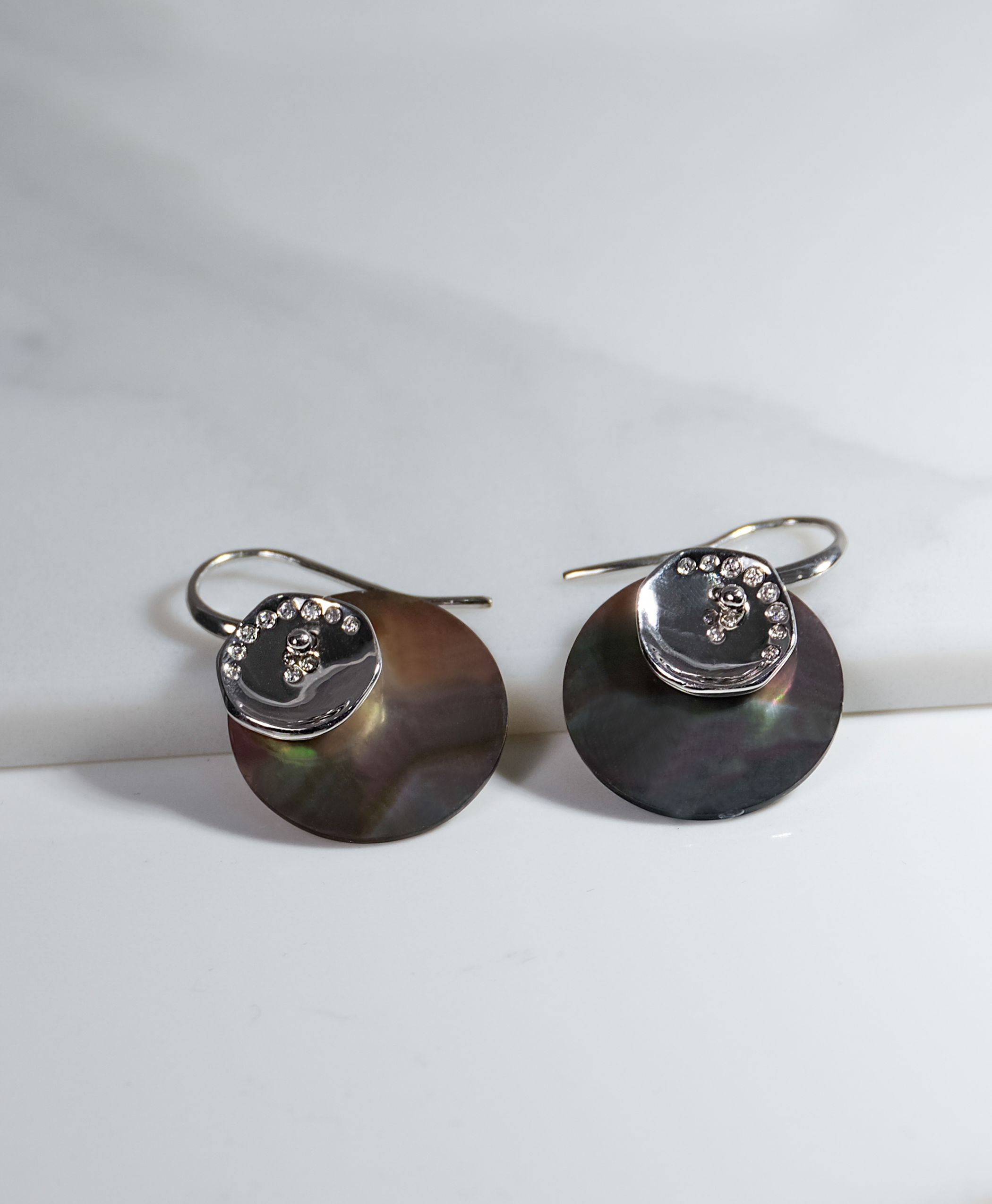 Lustrous Moonstone Discs