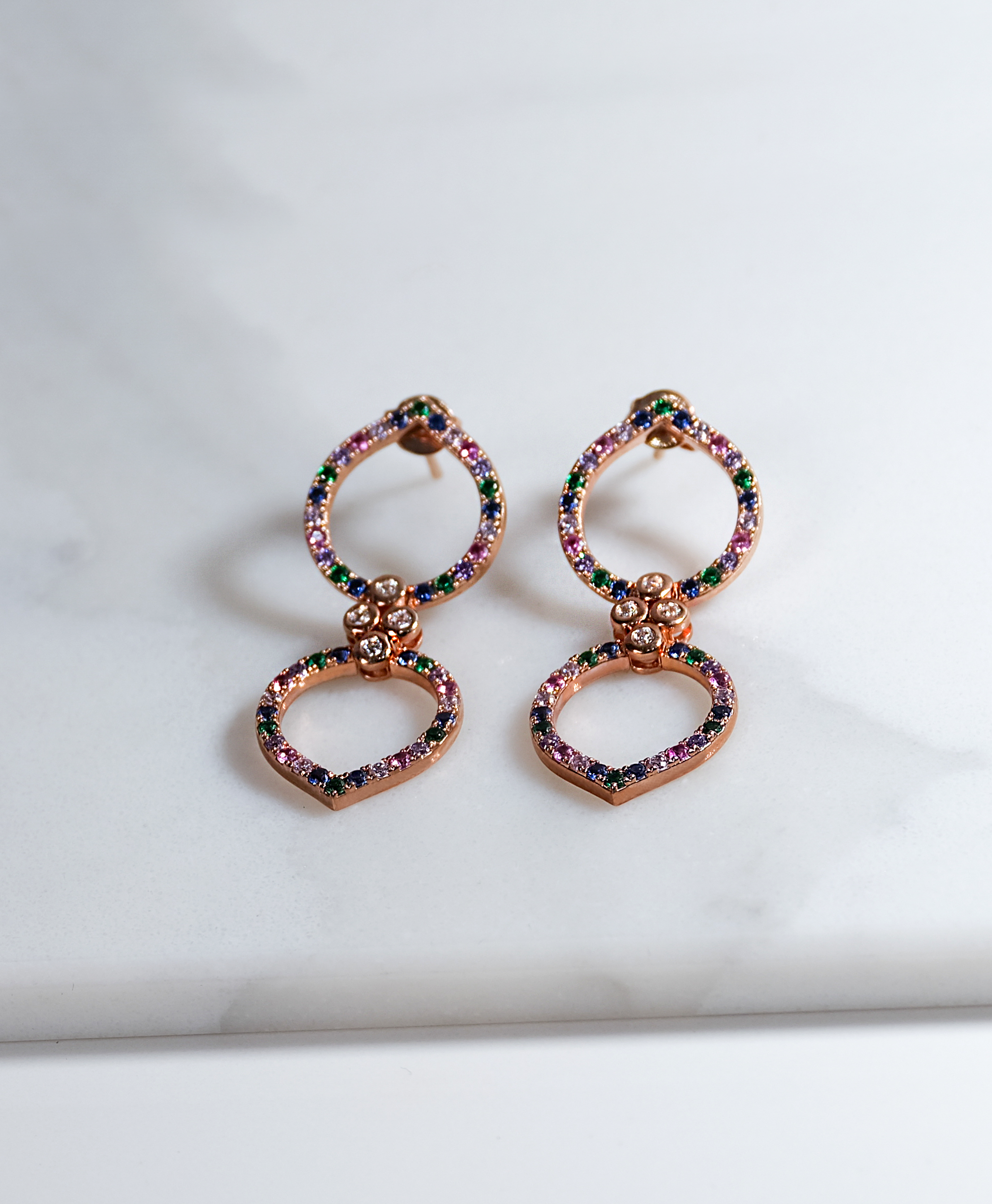 Enchanted Gem Hoops
