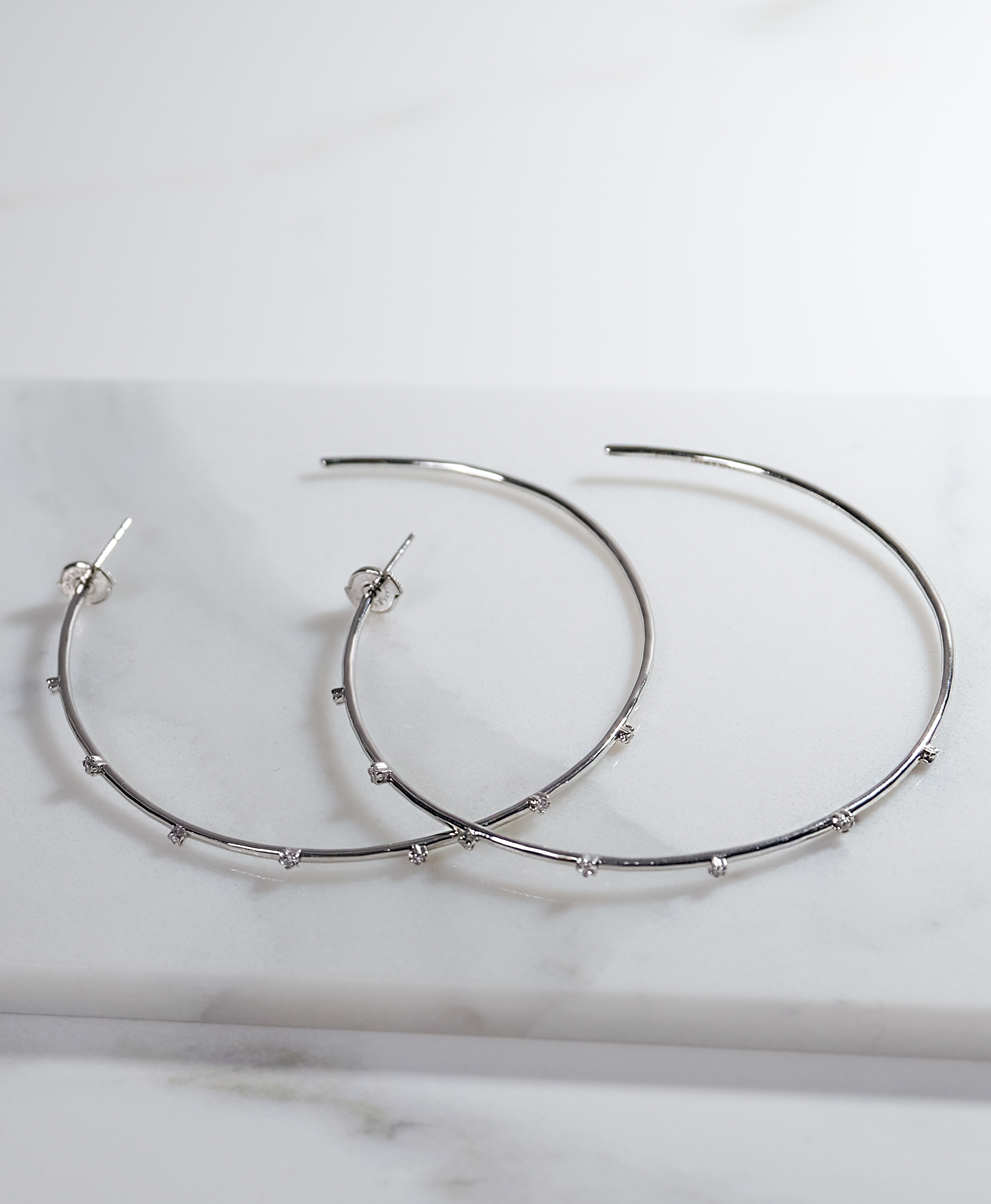 Timeless Silver Hoops