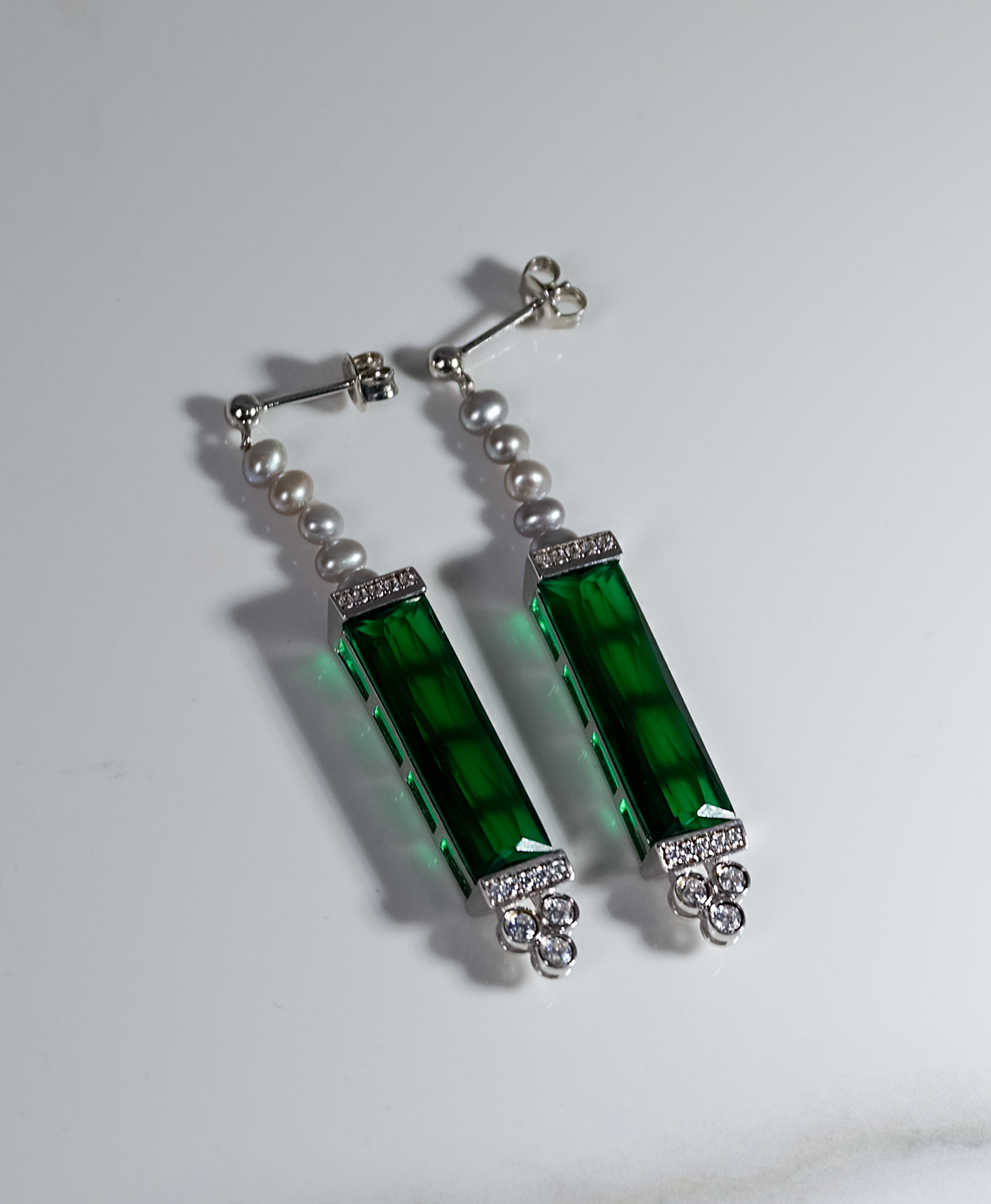 Tourmaline Elegance Drop Earrings