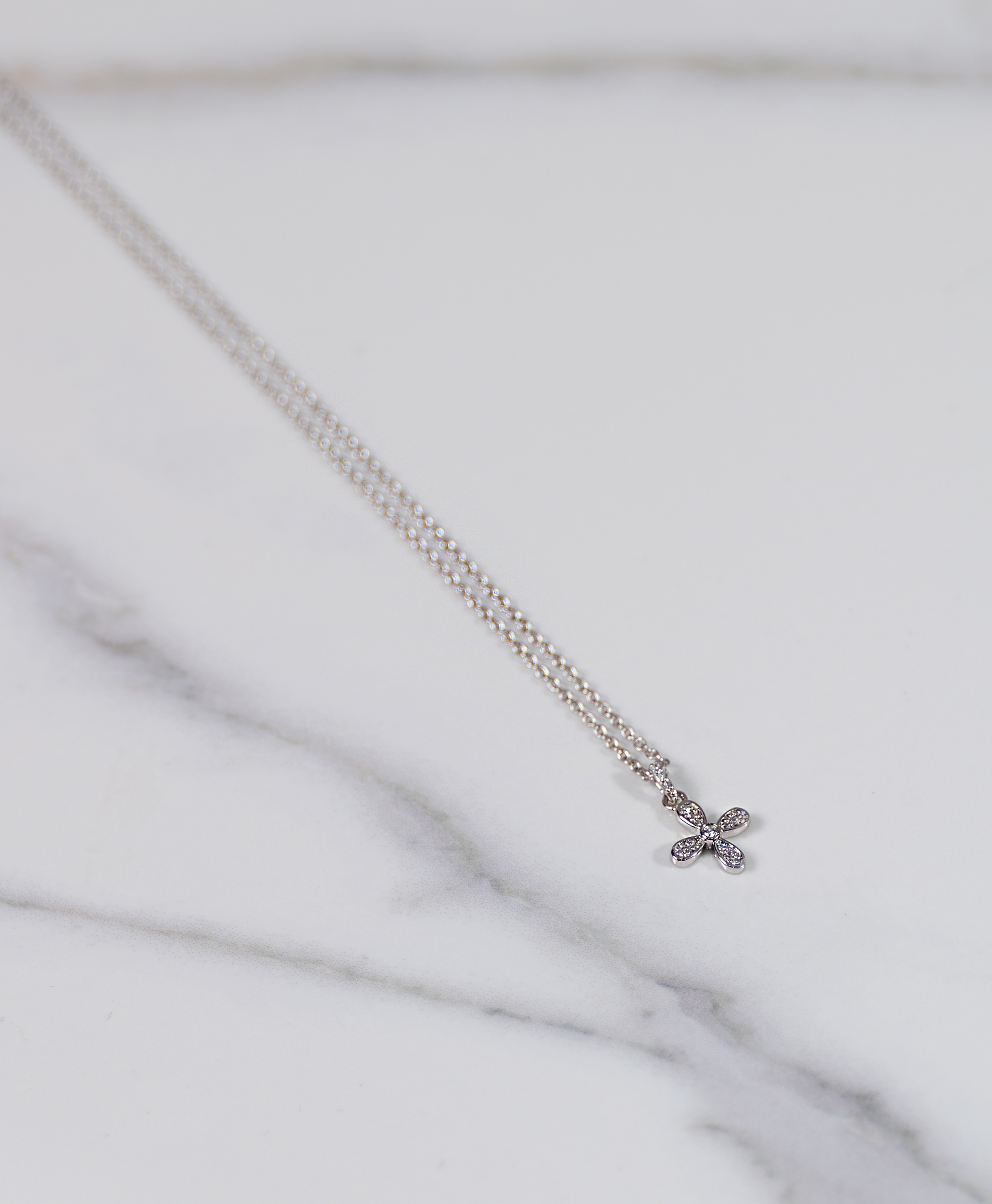 Diamond Blossom Necklace