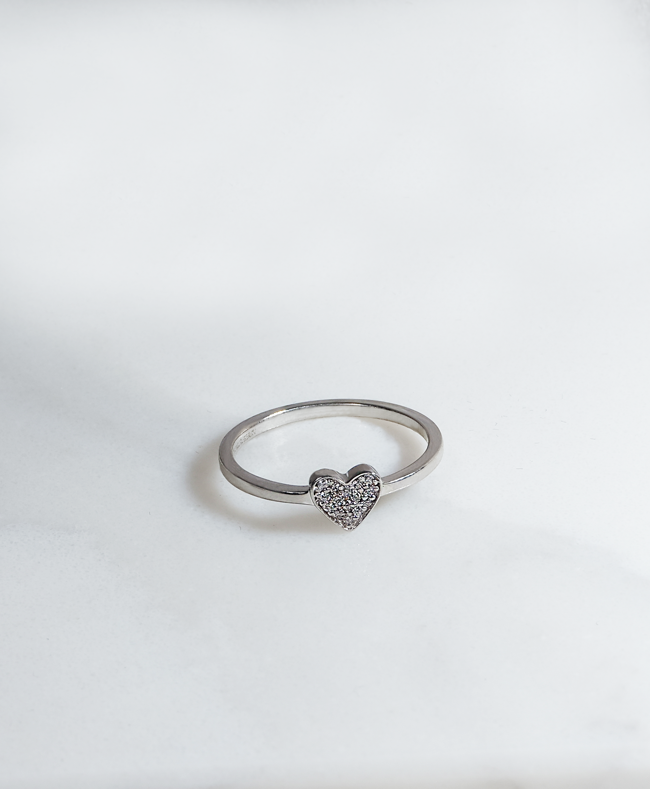 Sparkling Heart Ring