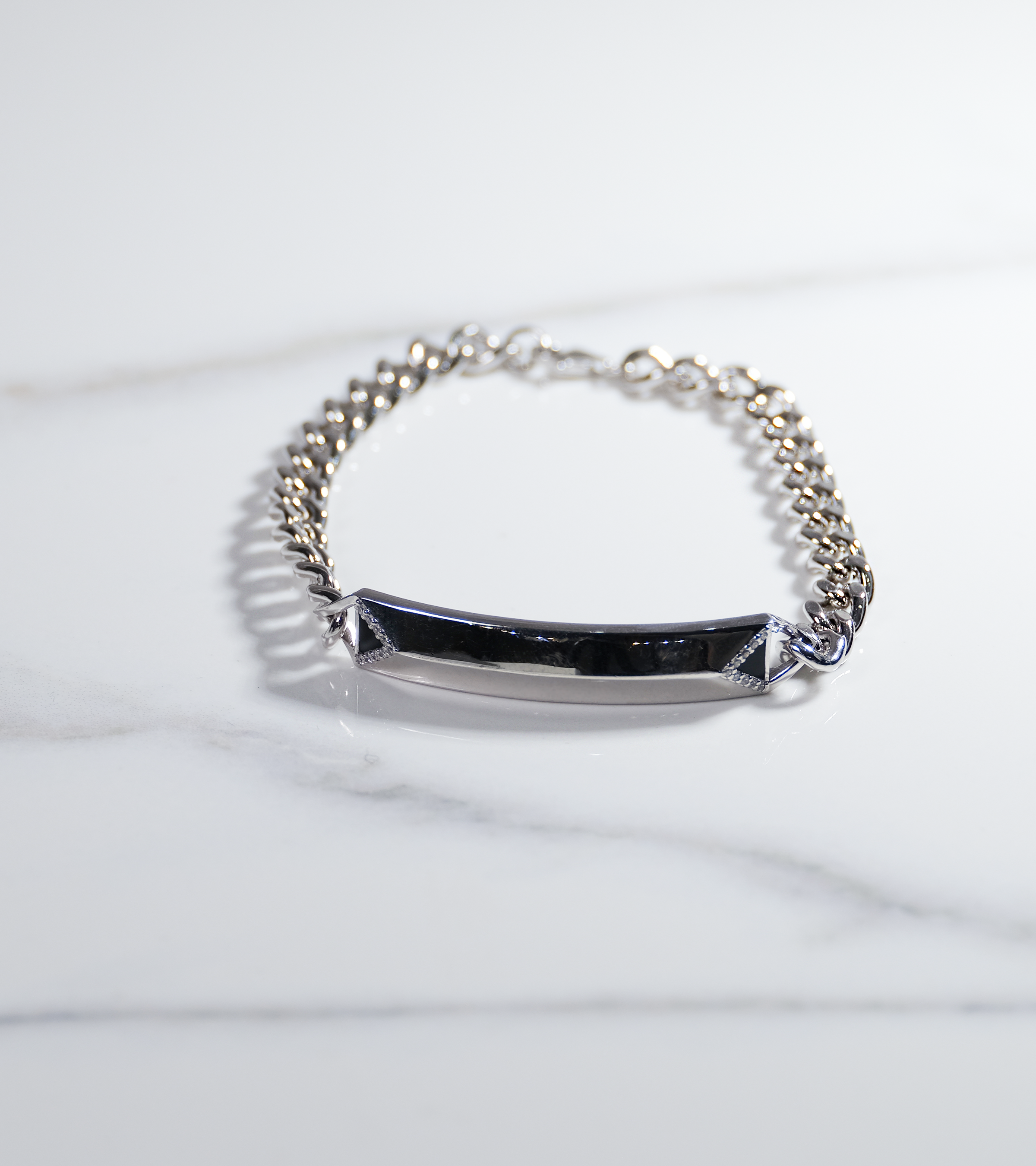 Sleek Silver Embrace