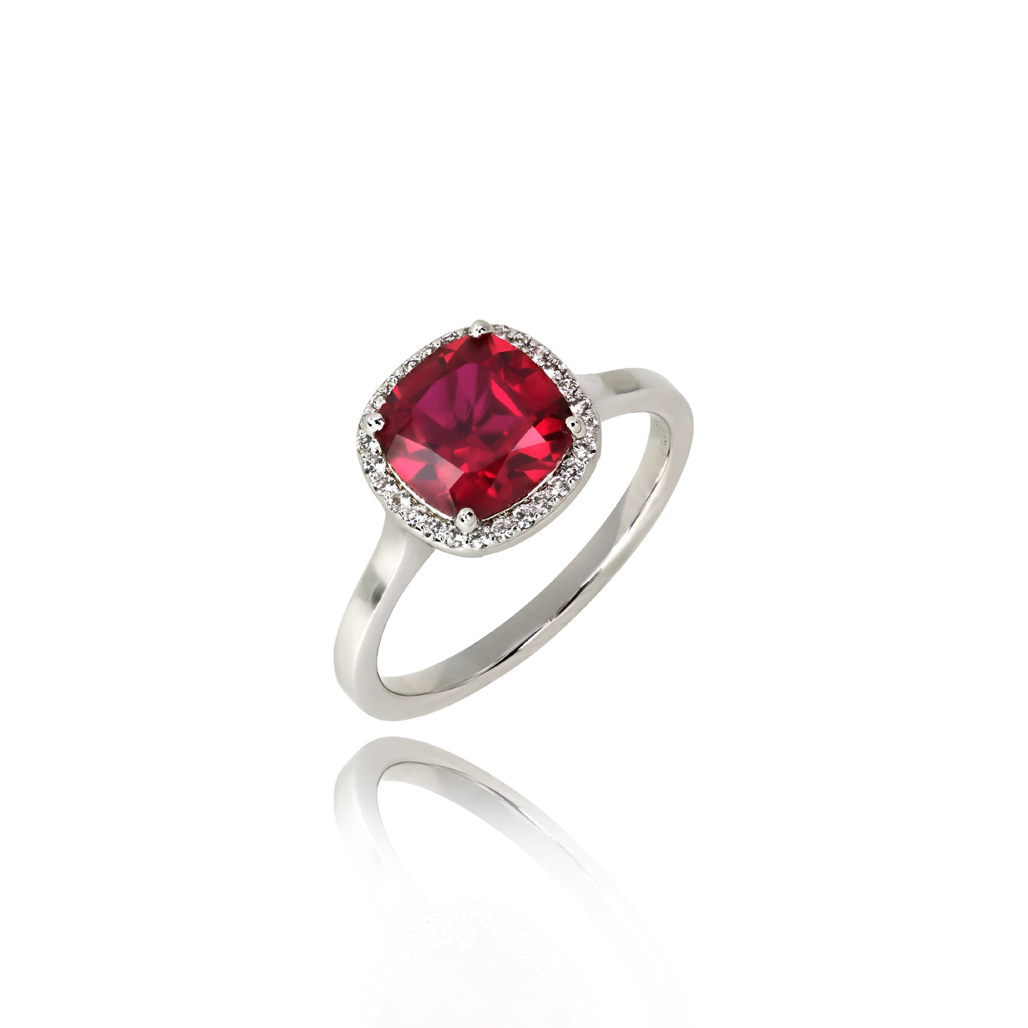 Cherry Red Cocktail Ring
