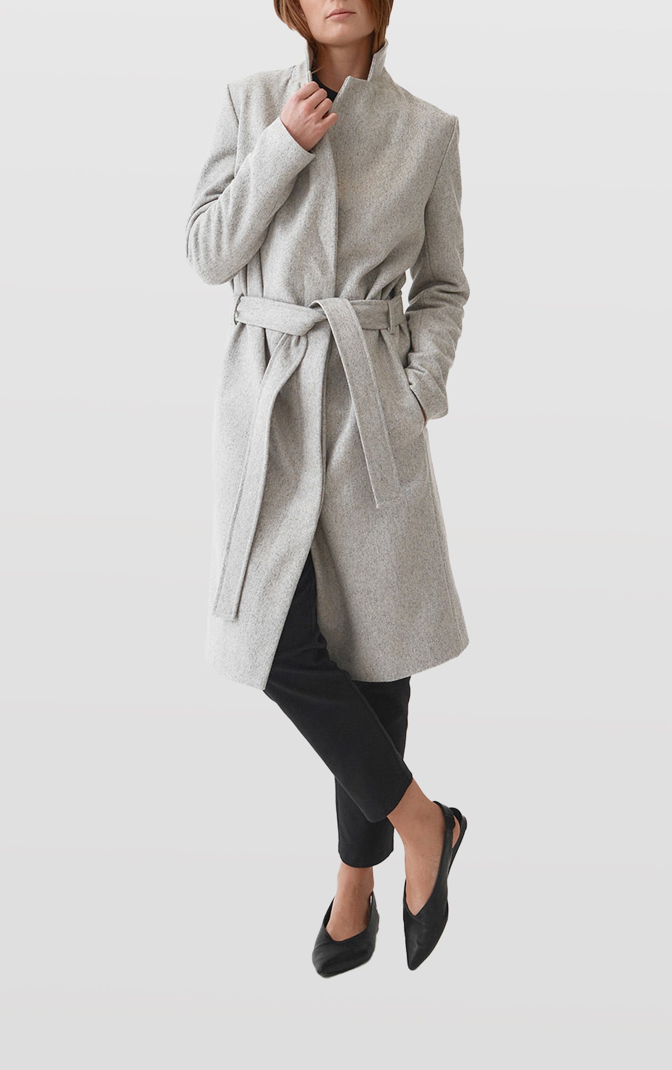 Classic belted coat