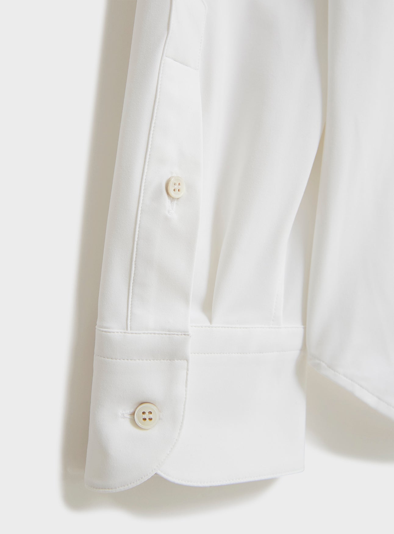 Recycled Italian White Twill Comfort Shirt Comfort Shirts Neem Global 