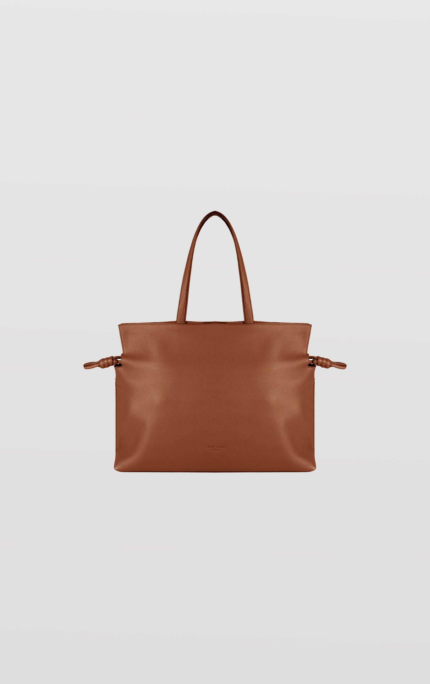 Emma, Tan Leather Tote Bag