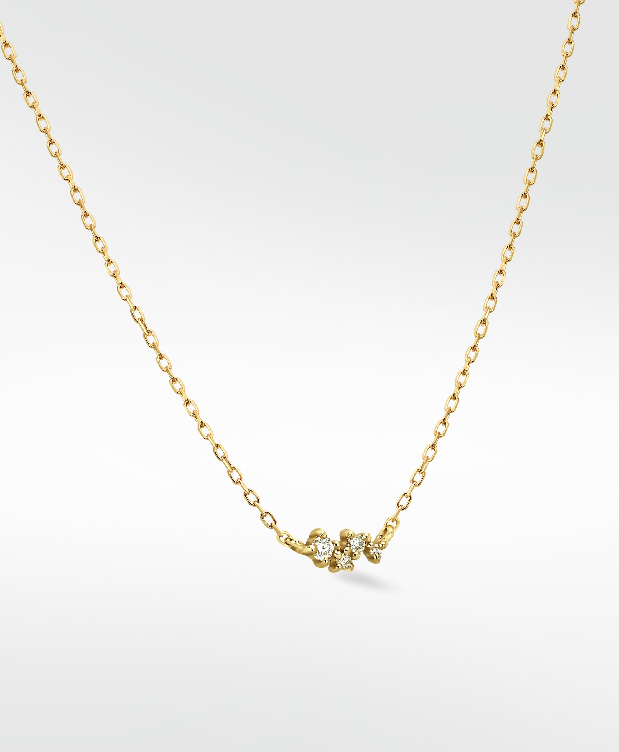 Star Cluster Gold Necklace