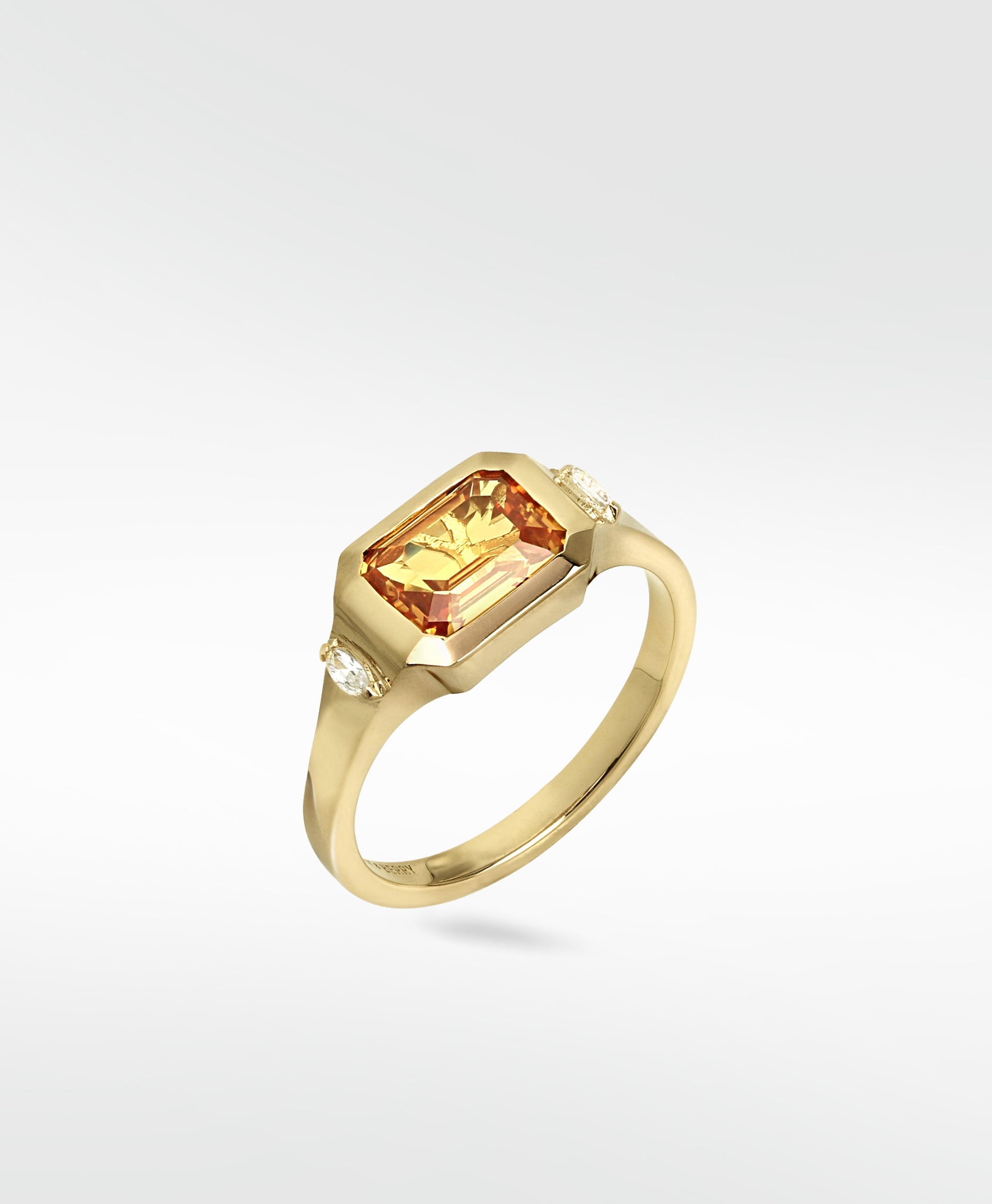 Nexus Golden Sapphire Ring
