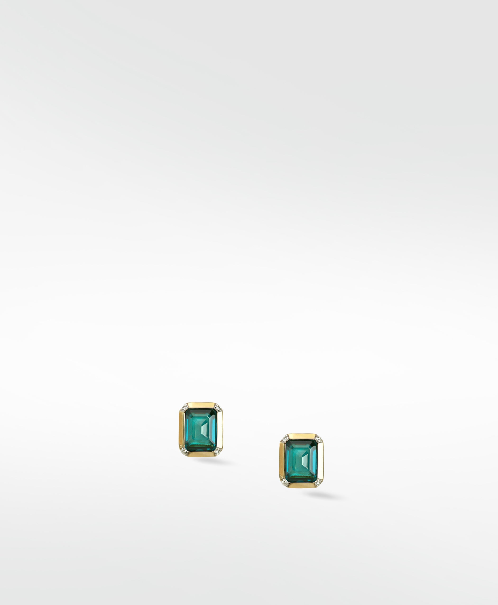 Nexus Emerald Stud Earrings