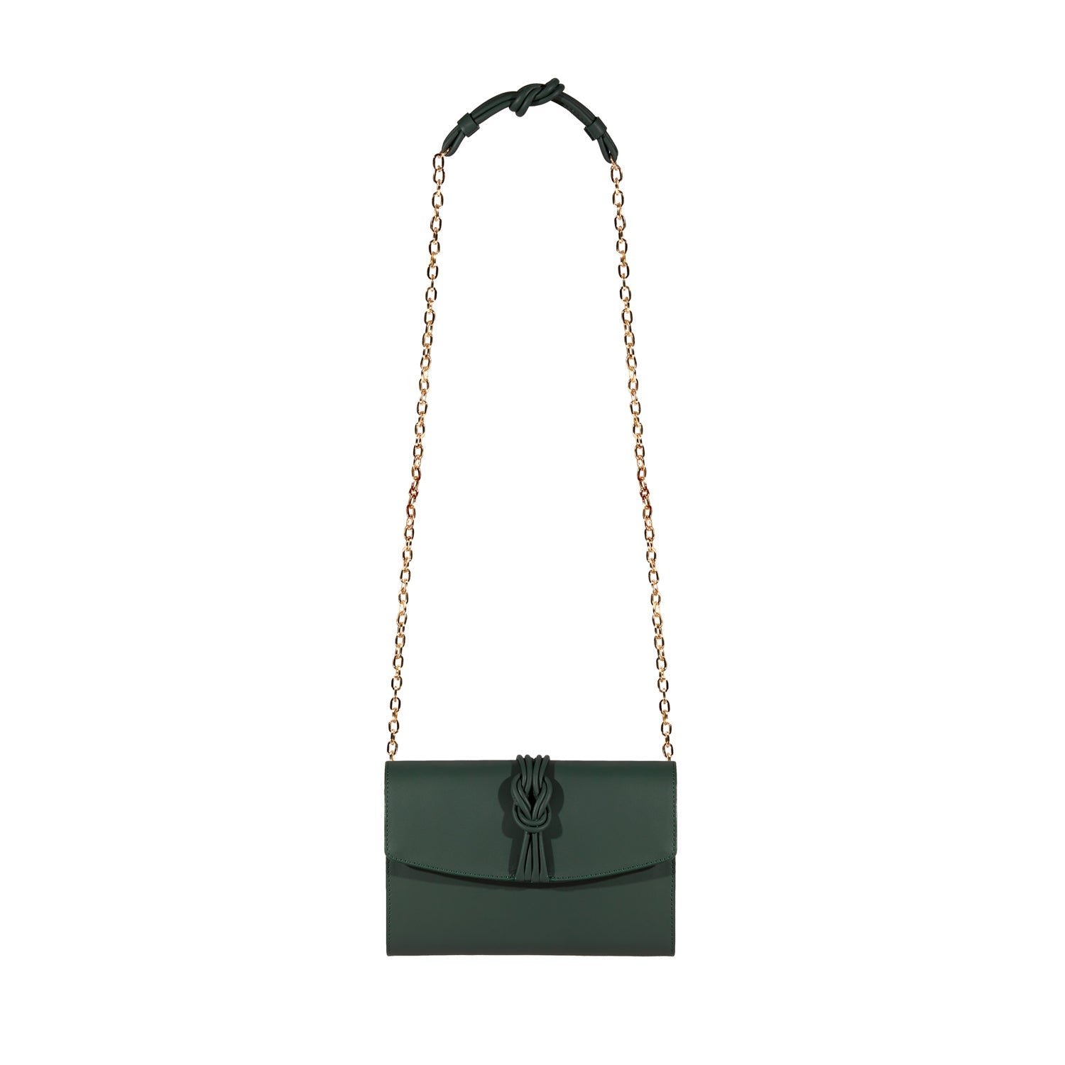 Midi Marylebone, Teal Green Clutch Bag
