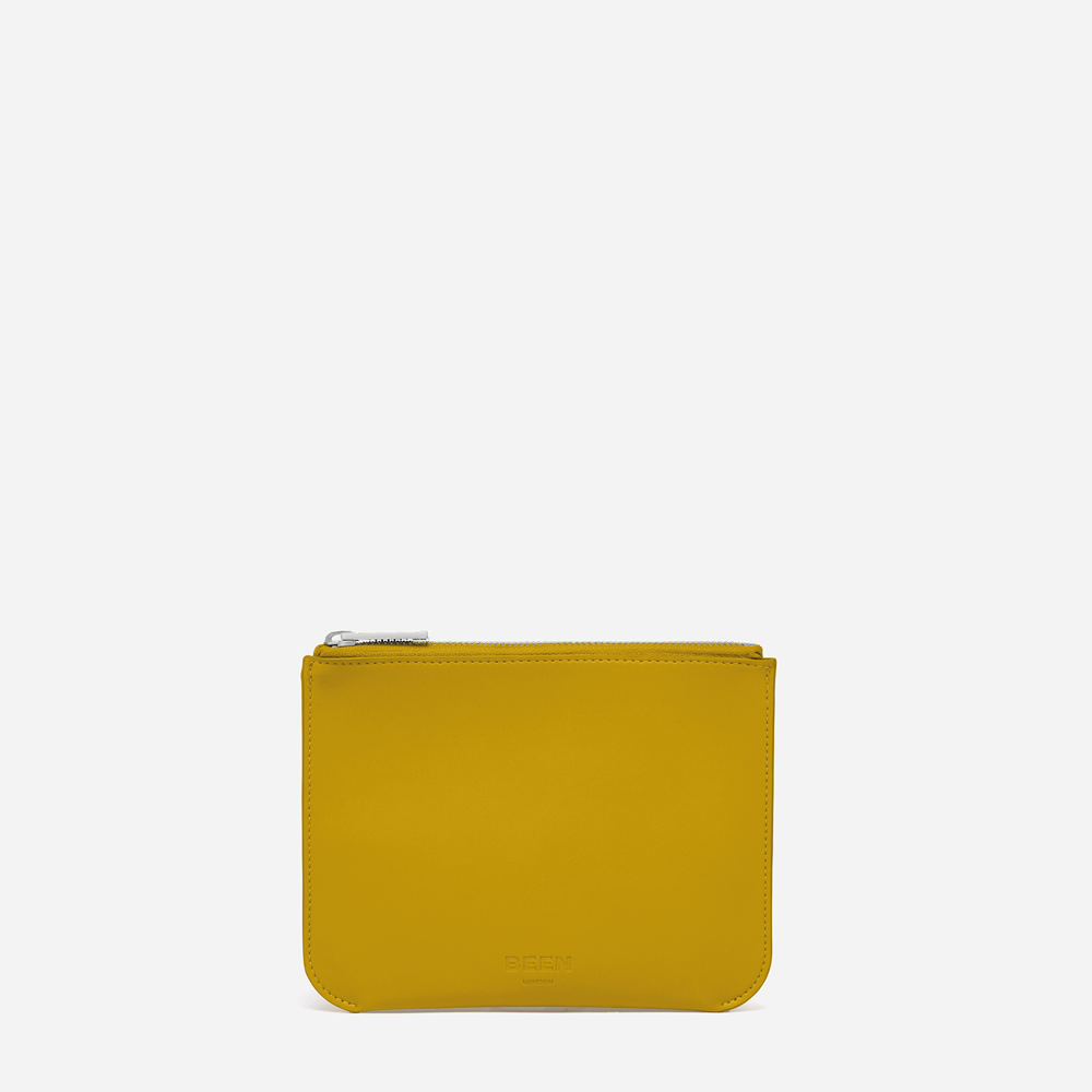 Daley Small Pouch in Zest front view