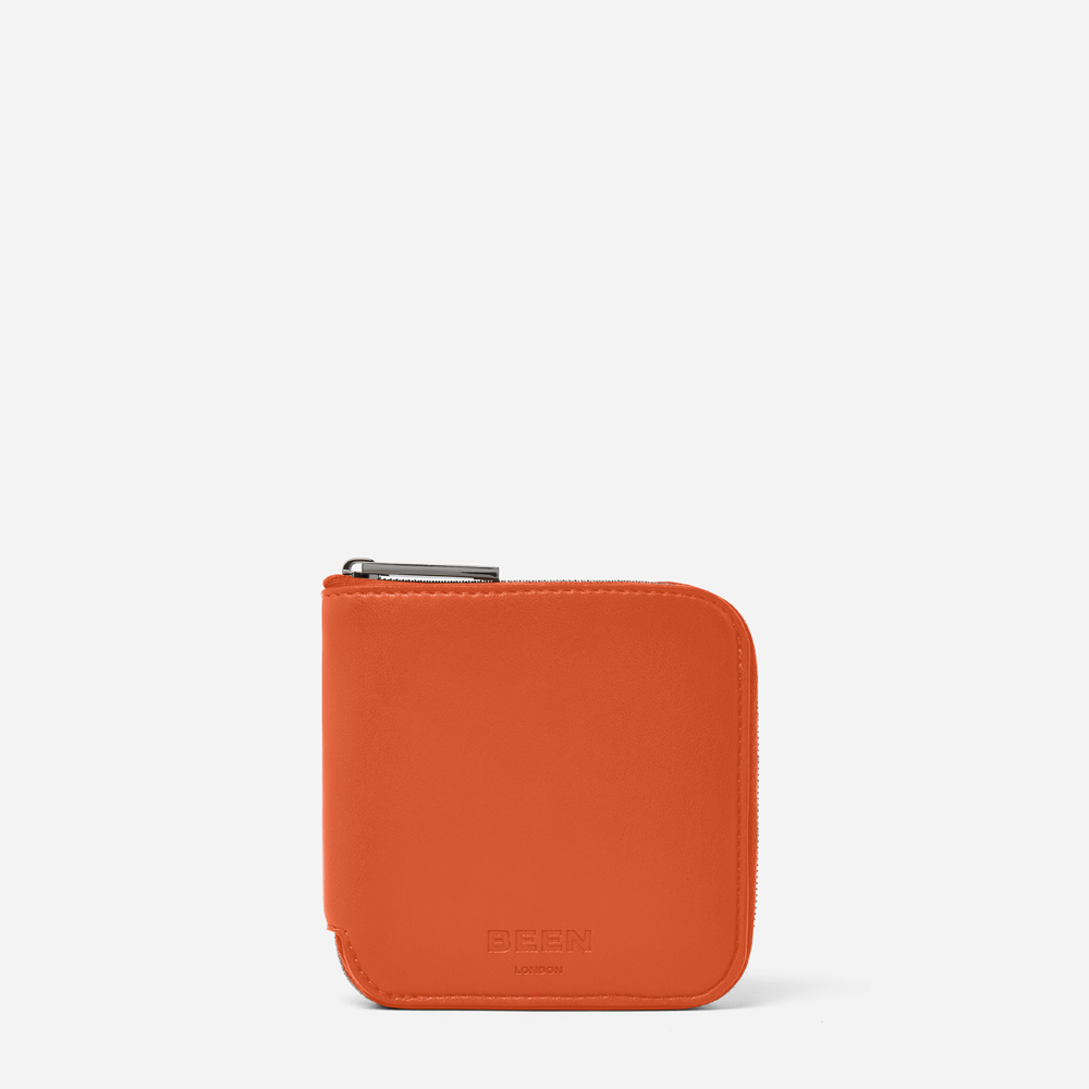 Oriel Wallet Blood Orange front