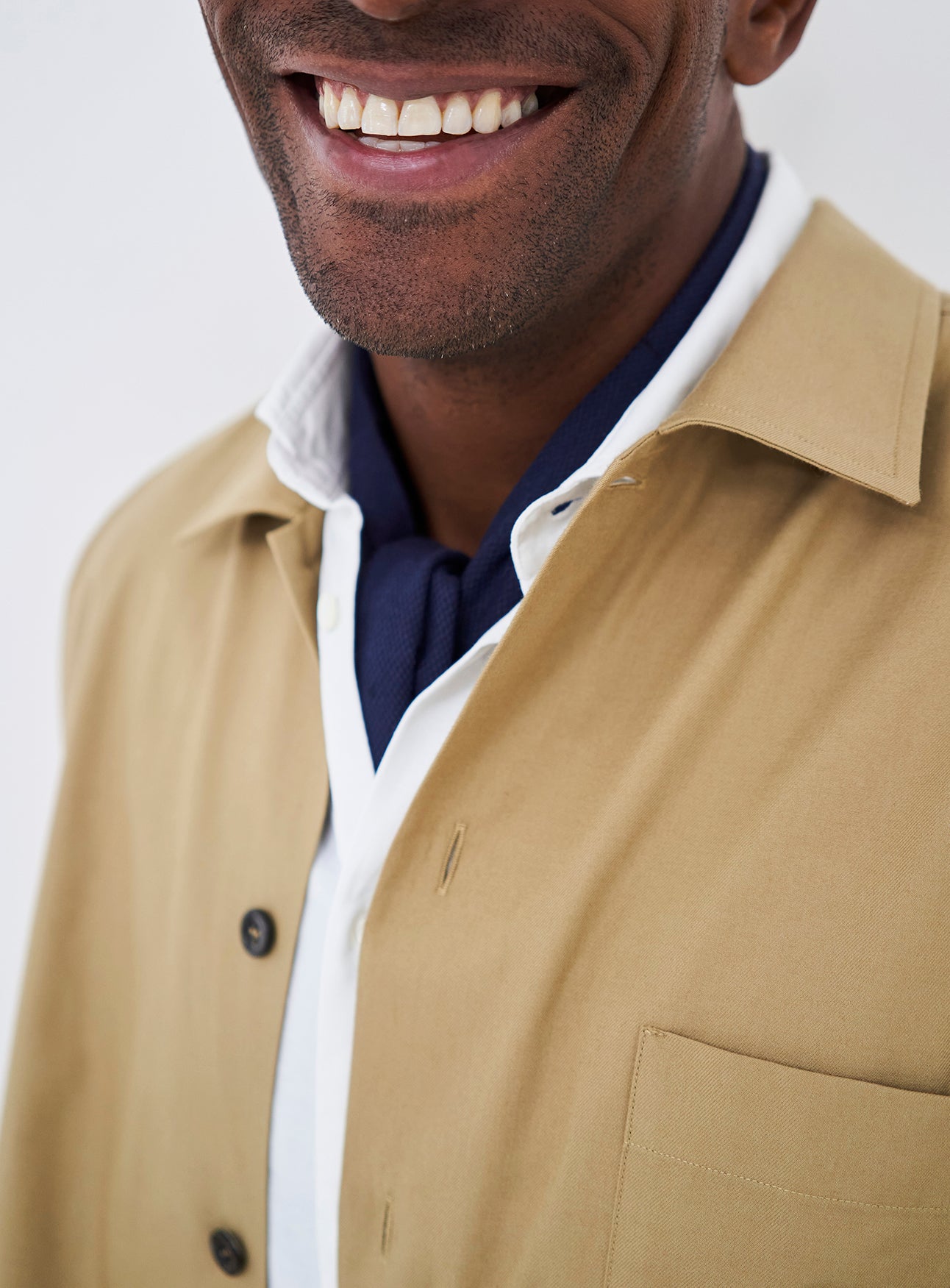 Regenerative Cotton Khaki Shirt Jacket Pre-order Neem Global 