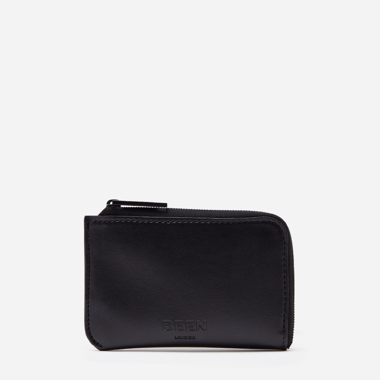 Jude Card Holder in Black Onyx front view