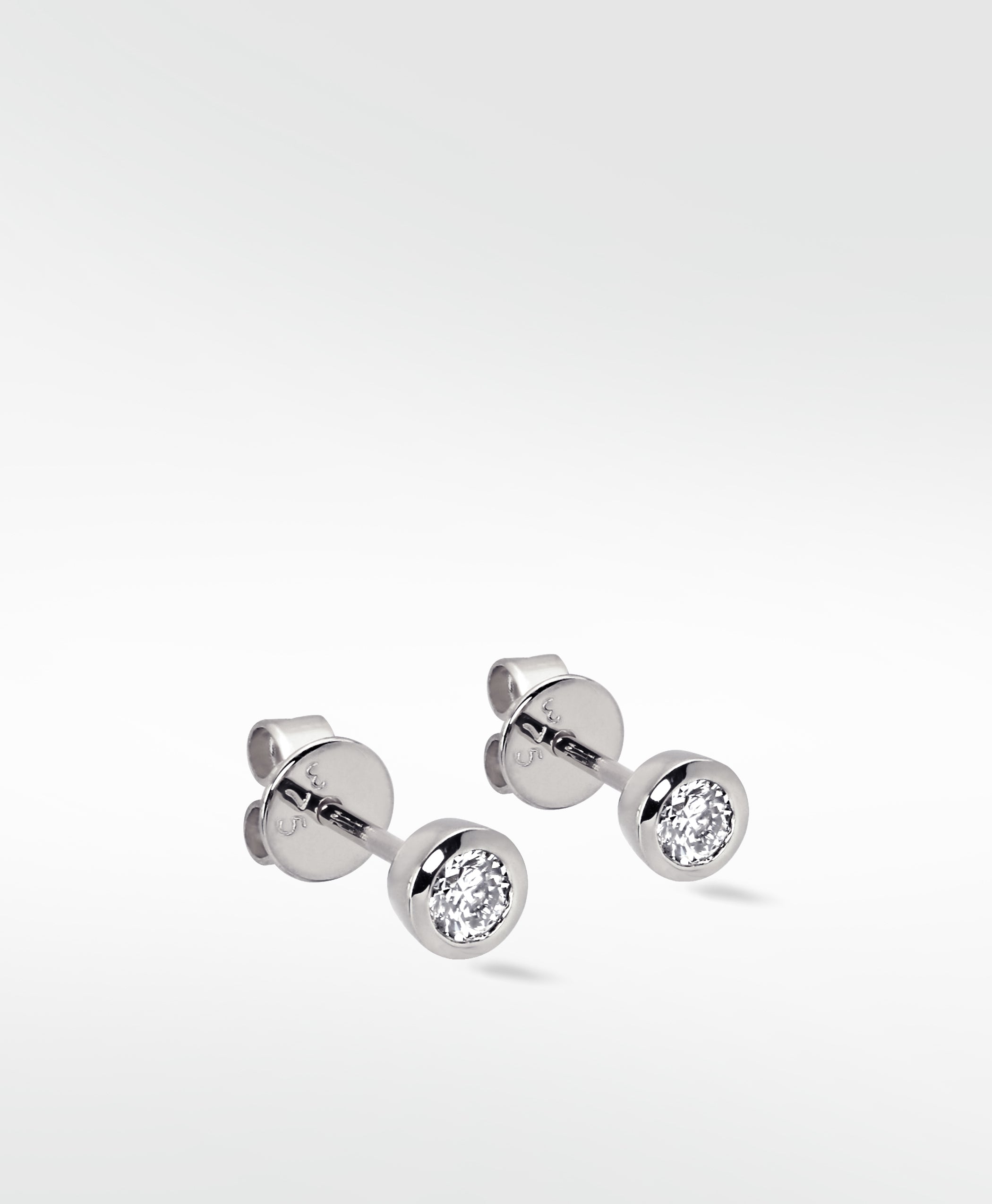 Simple Statement Silver Studs